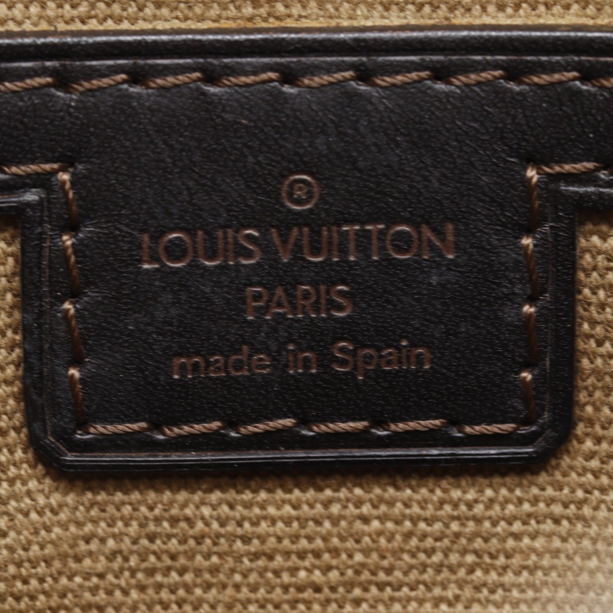 Louis Vuitton Brown Coffee Utah Leather Shoulder Bag (Pre-Owned)