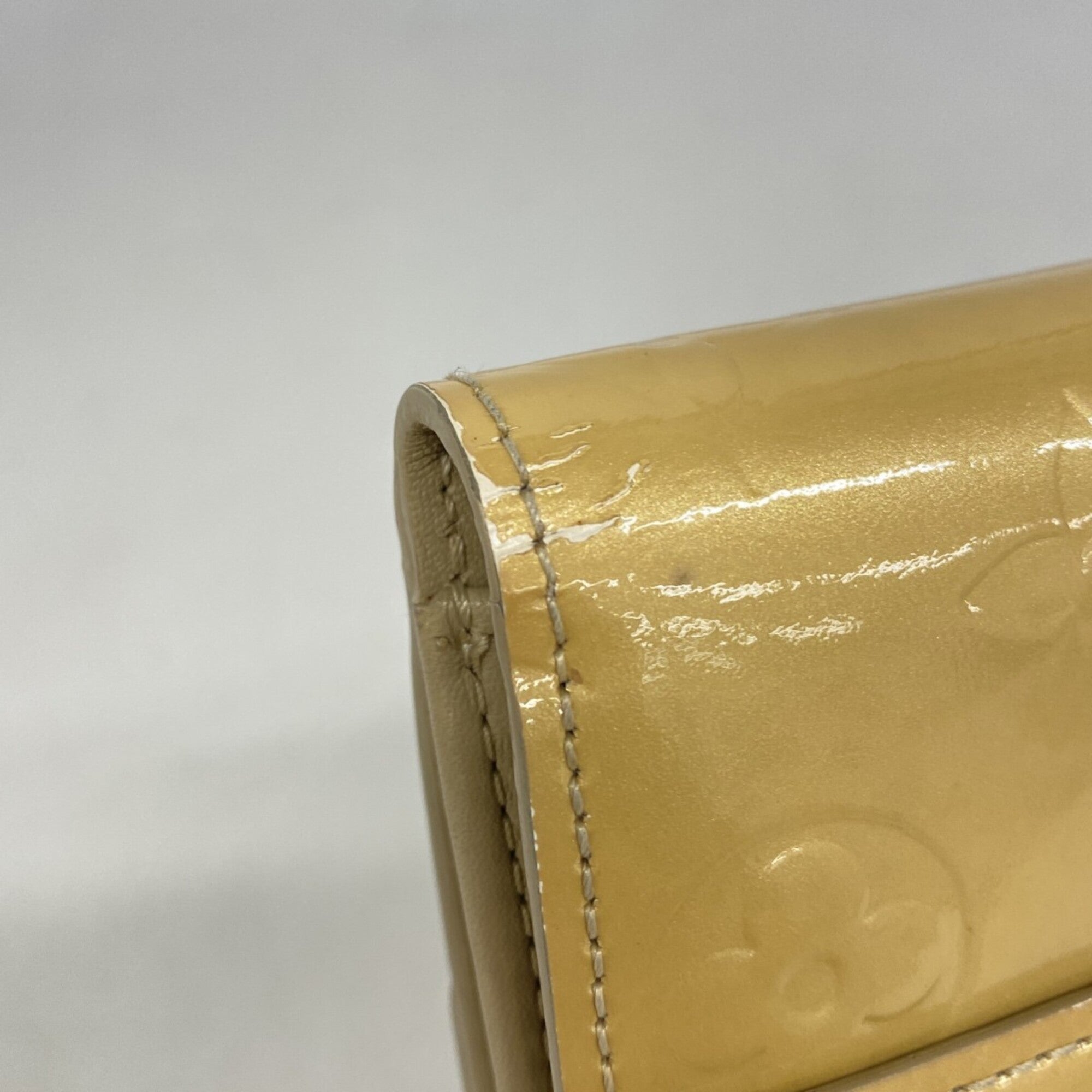 Louis Vuitton Beige Wallet (Tri-Fold) (Pre-Owned)