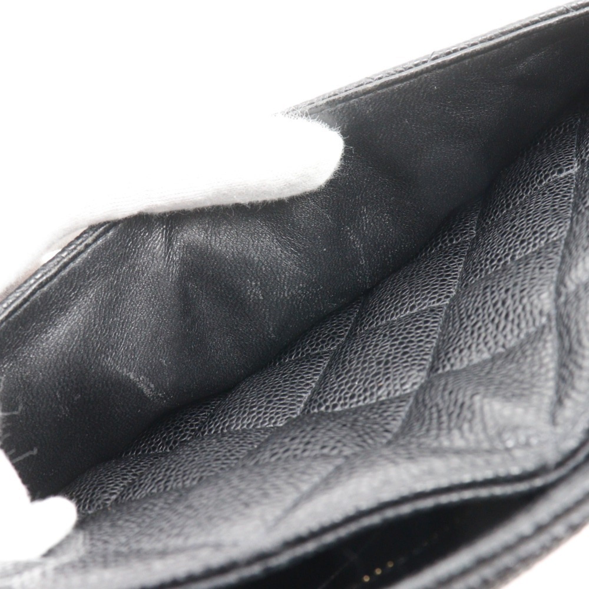 Chanel Matelasse Black Grained Calfskin Tote Bag (Pre-Owned)