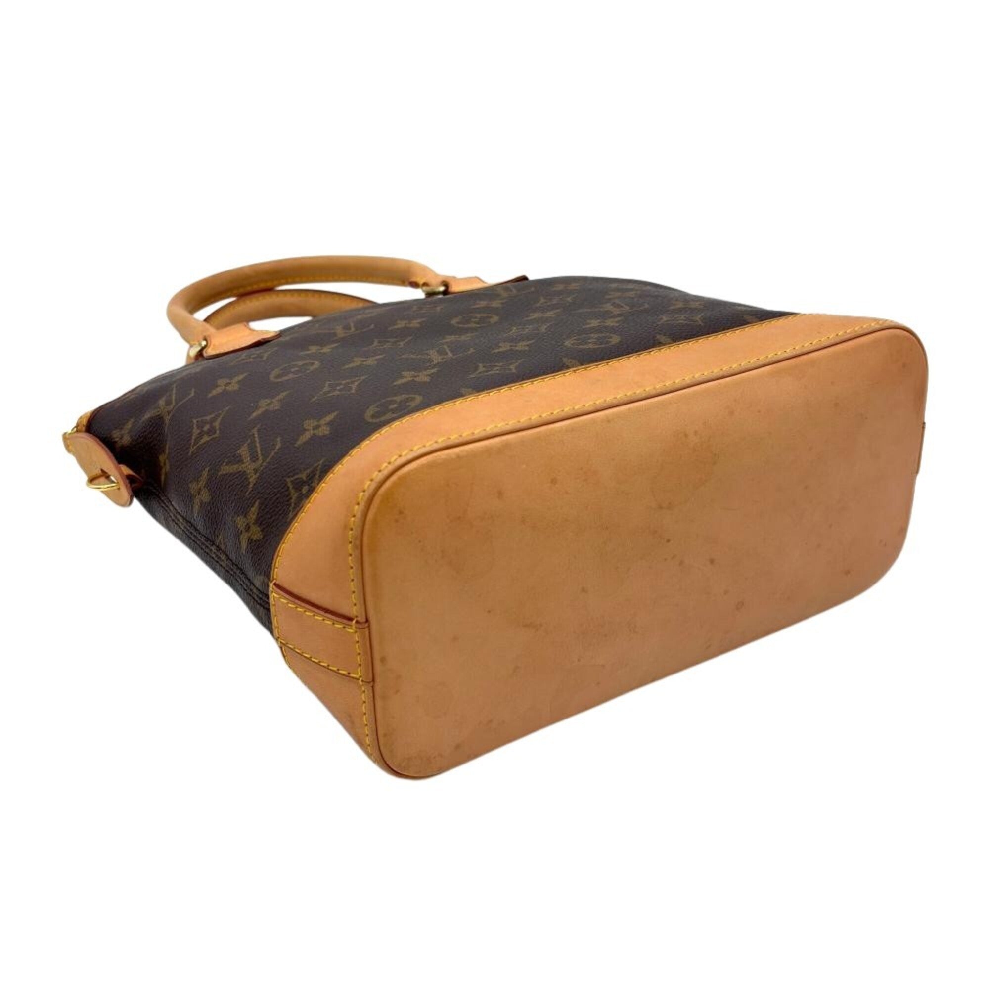Louis Vuitton Brown Monogram Canvas Handbag (Pre-Owned)