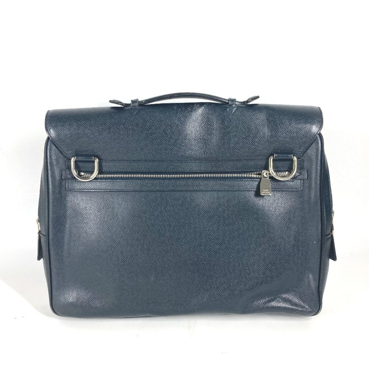 Louis Vuitton Boreal Dark Navy Taiga Leather Leather Briefcase (Pre-Owned)