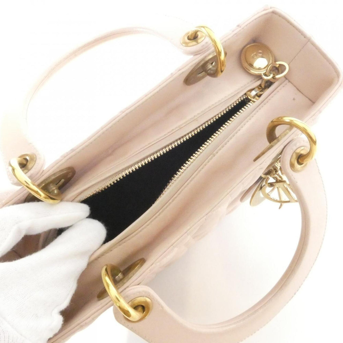 Christian Dior Pink Leather Handbag (Pre-Owned)