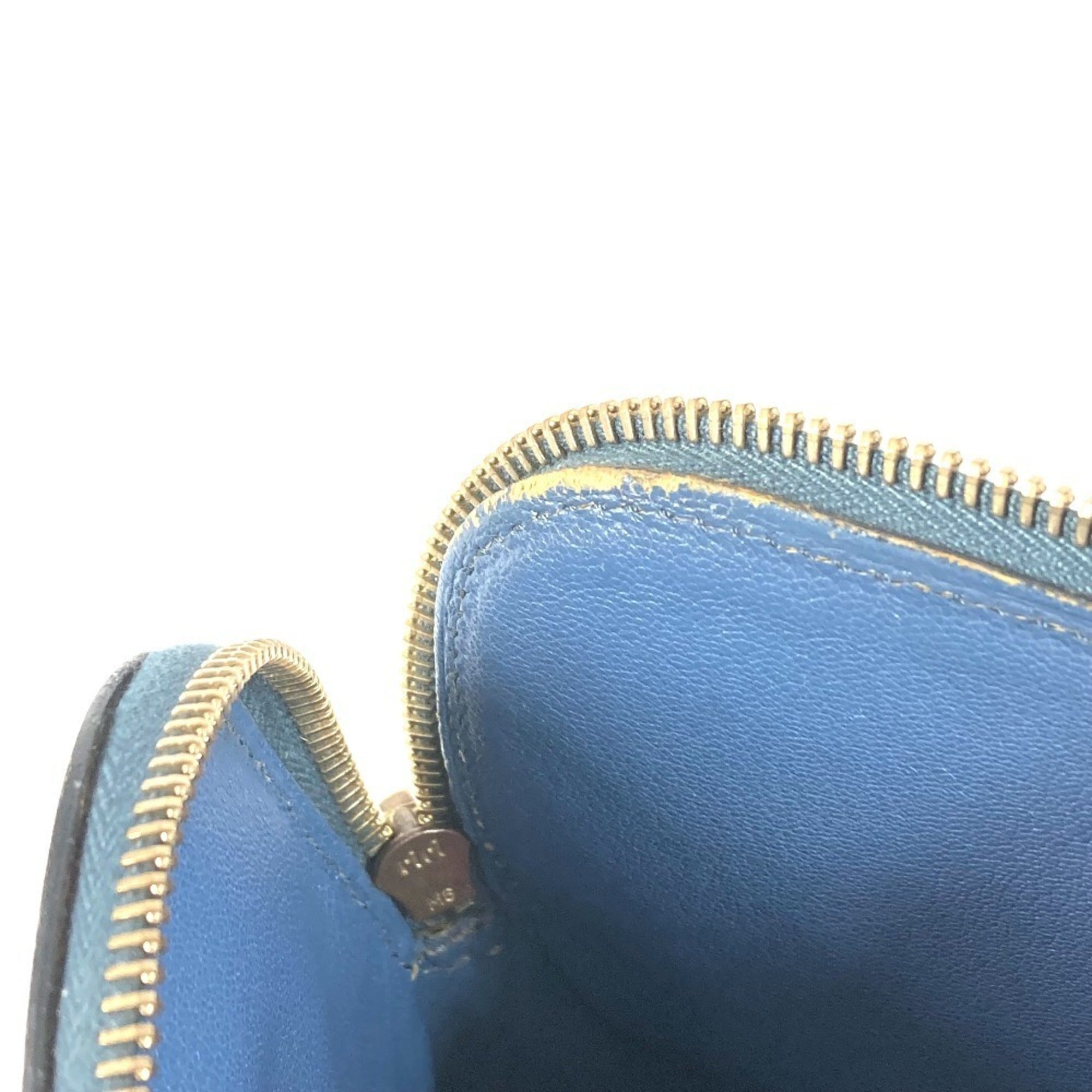 Hermes Escapada Navy Leather Briefcase (Pre-Owned)