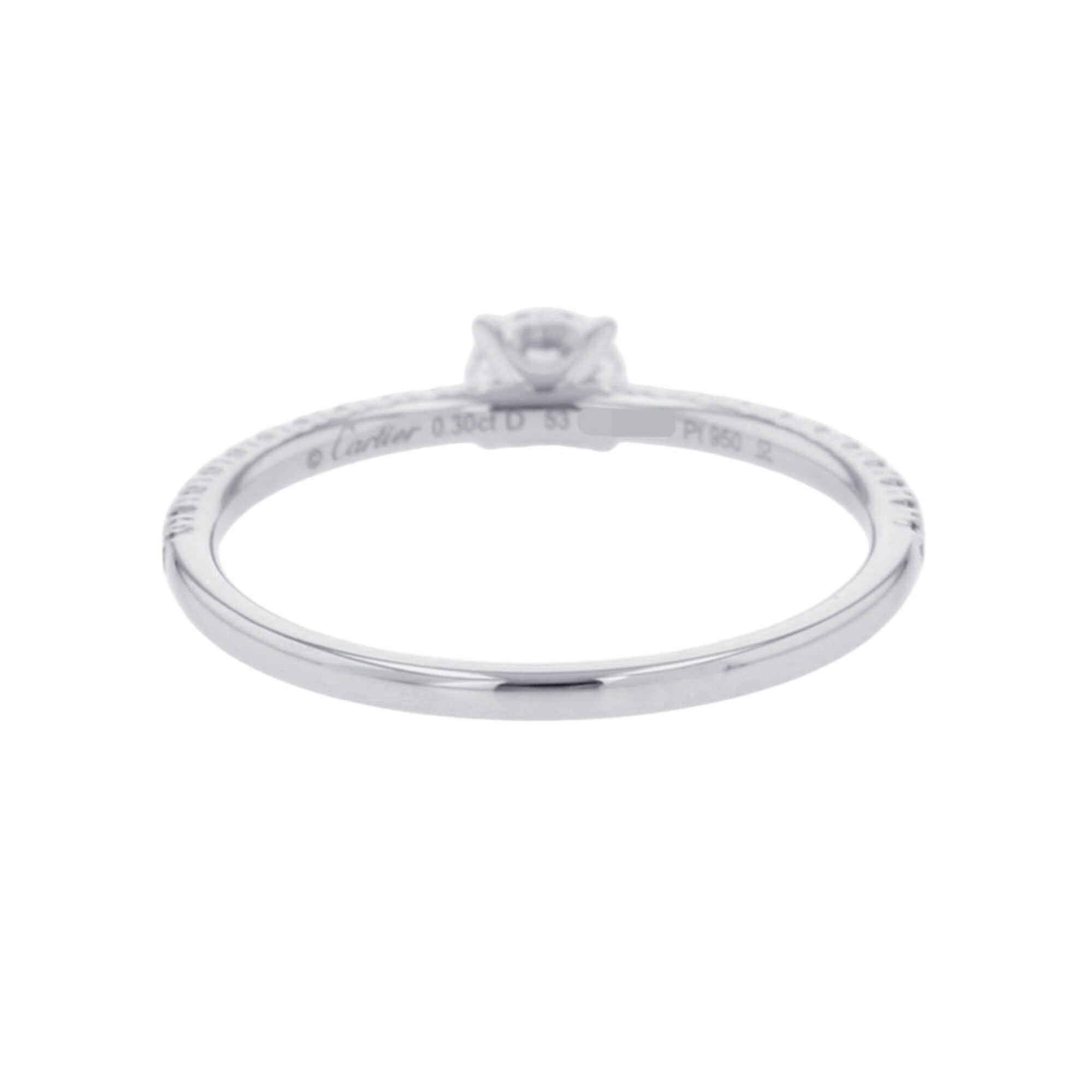 Cartier Platinum 950 Band Ring (Pre-Owned)