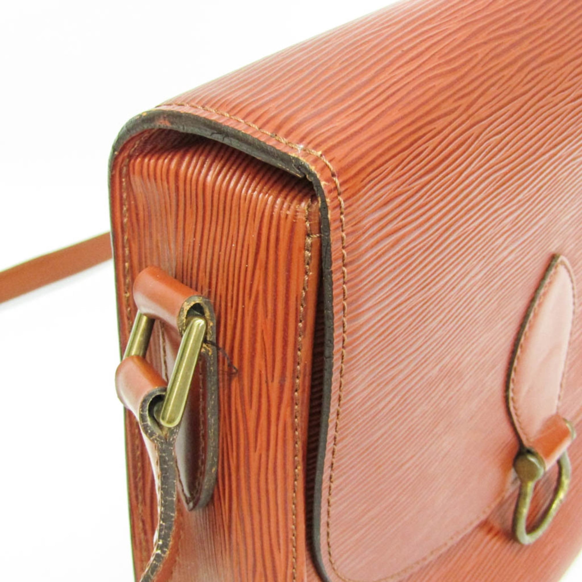Louis Vuitton Epi Kenyan Brown Epi Leather Shoulder Bag (Pre-Owned)
