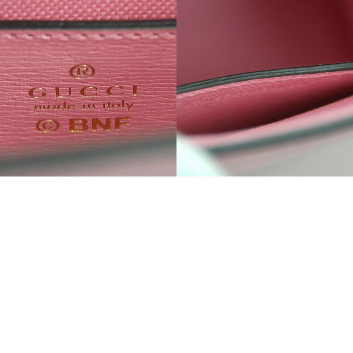 Gucci Pink Leather Handbag Shoulder Bag (Pre-Owned)