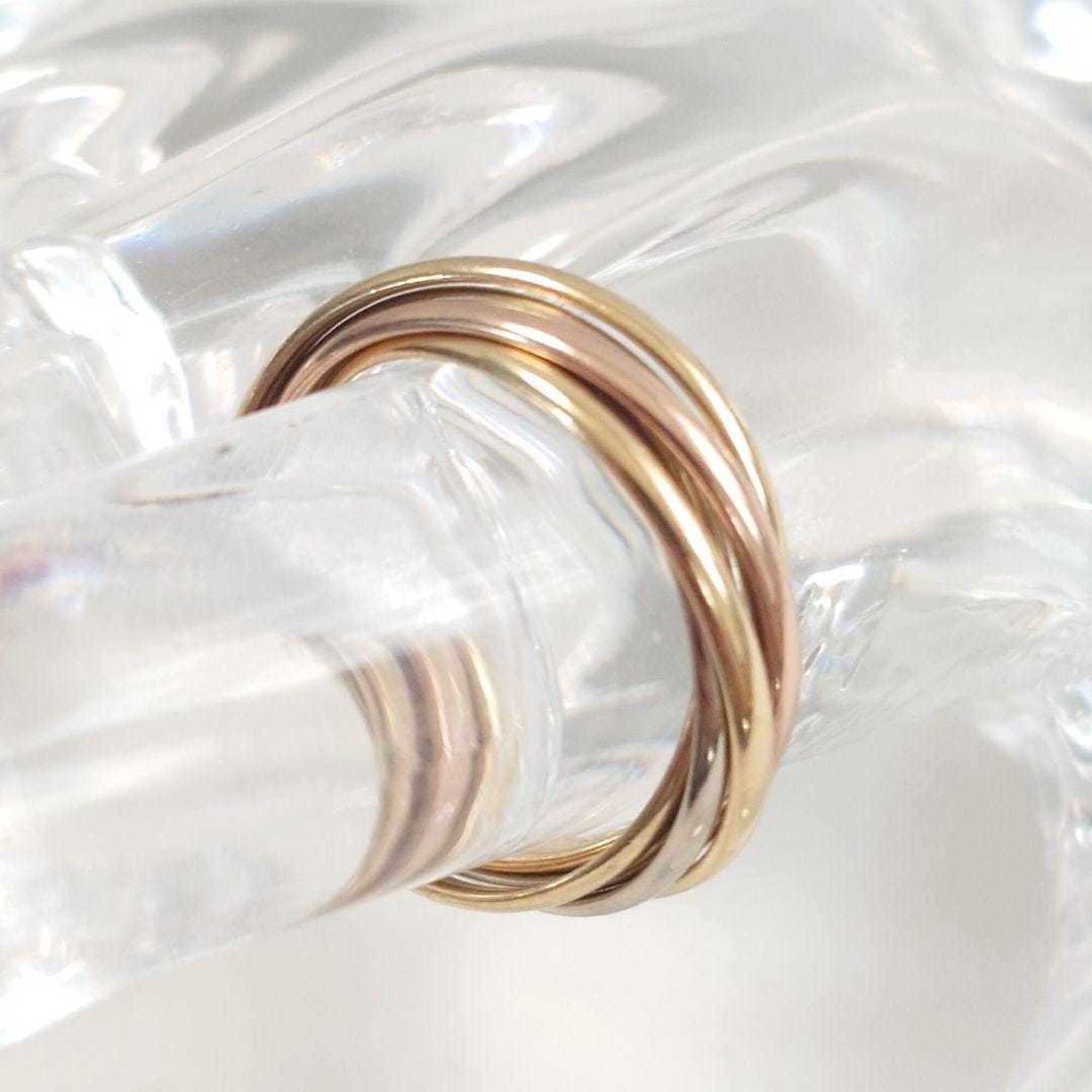 Cartier Trinity Yellow Gold (18K) White Gold (18K) Band Ring (Pre-Owned)