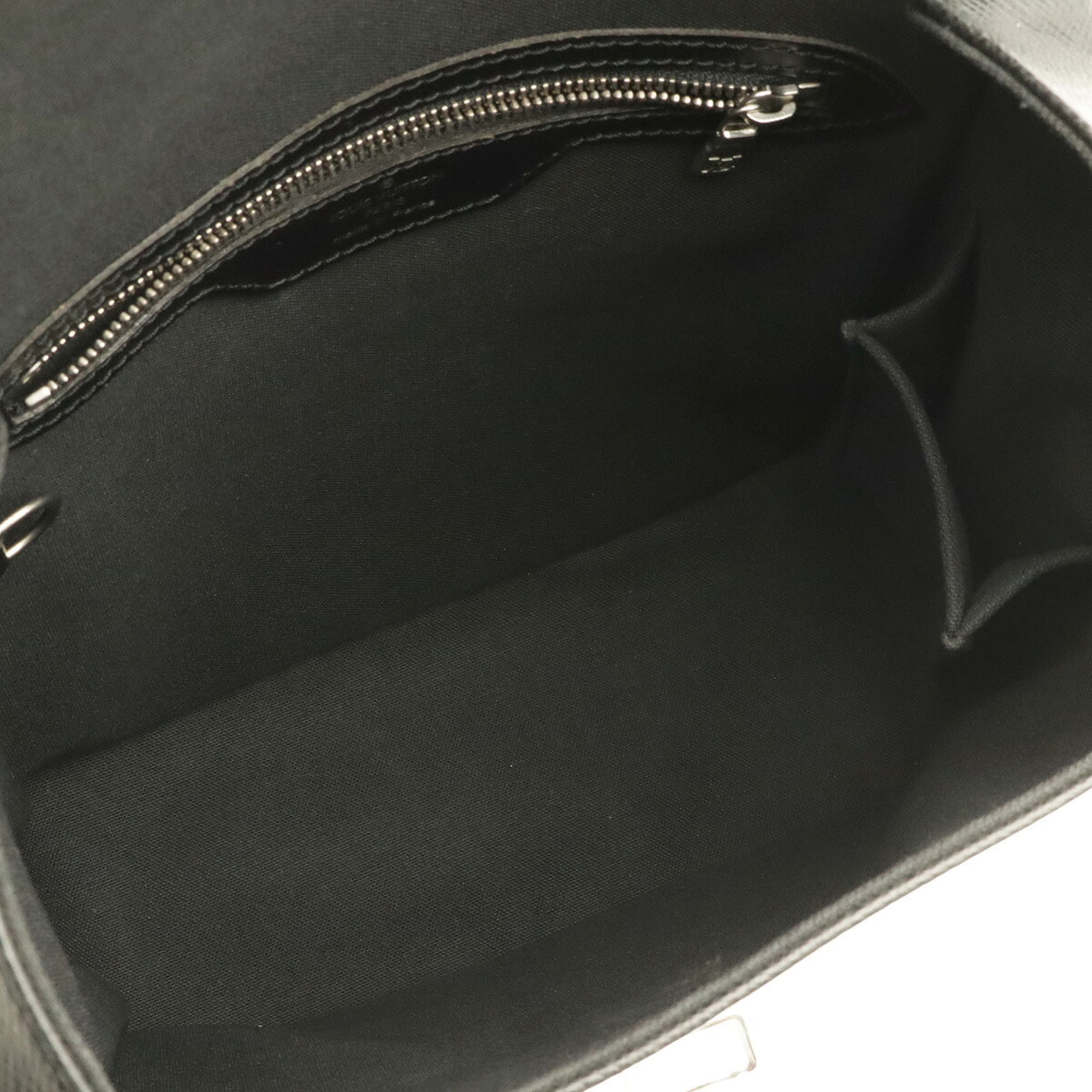 Louis Vuitton Ardoise Black Taiga Leather Shoulder Bag (Pre-Owned)