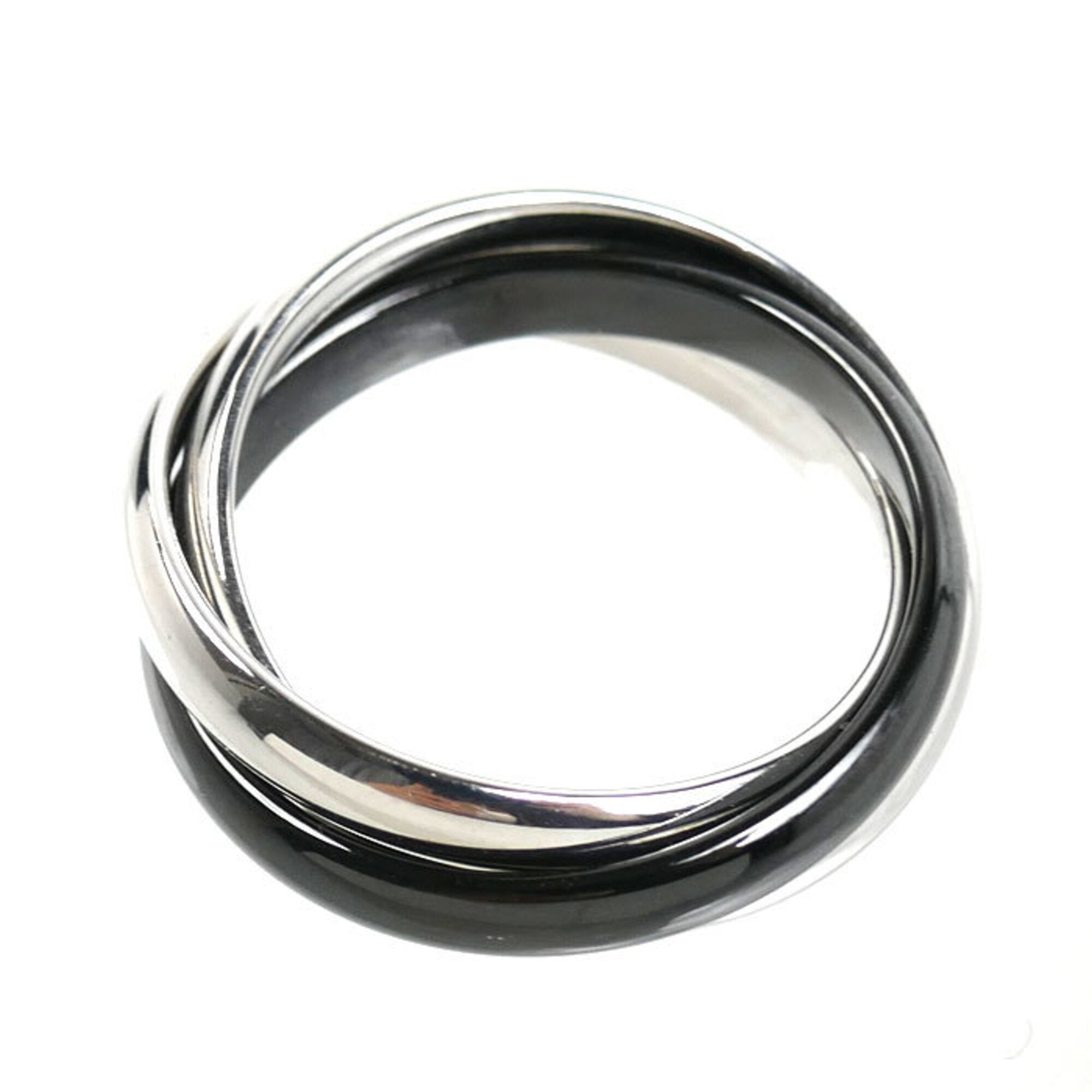 Cartier White Gold (18K) Ceramic Band Ring (Pre-Owned)