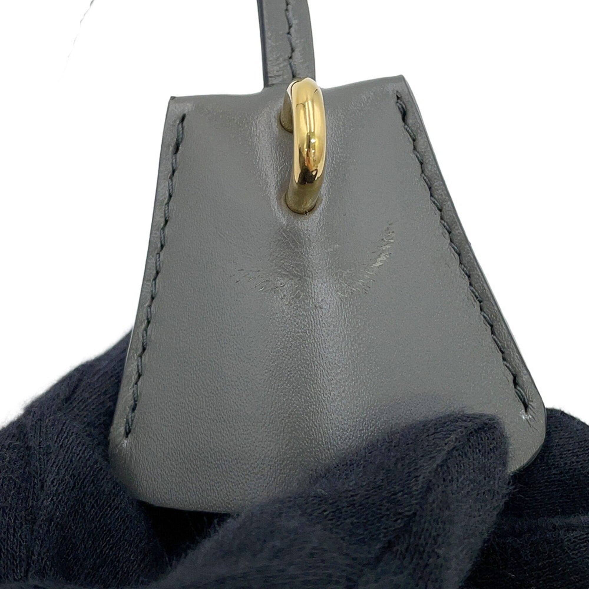 Celine Gray Leather Handbag (Pre-Owned)