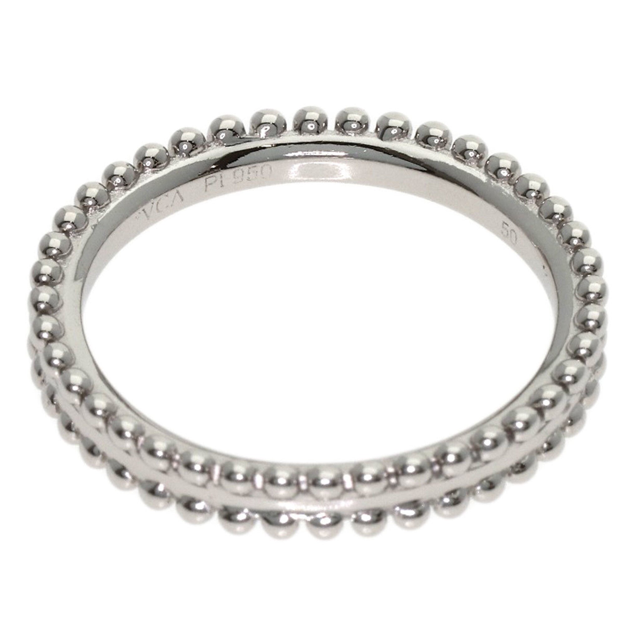 Van Cleef & Arpels Platinum 950 Band Ring (Pre-Owned)