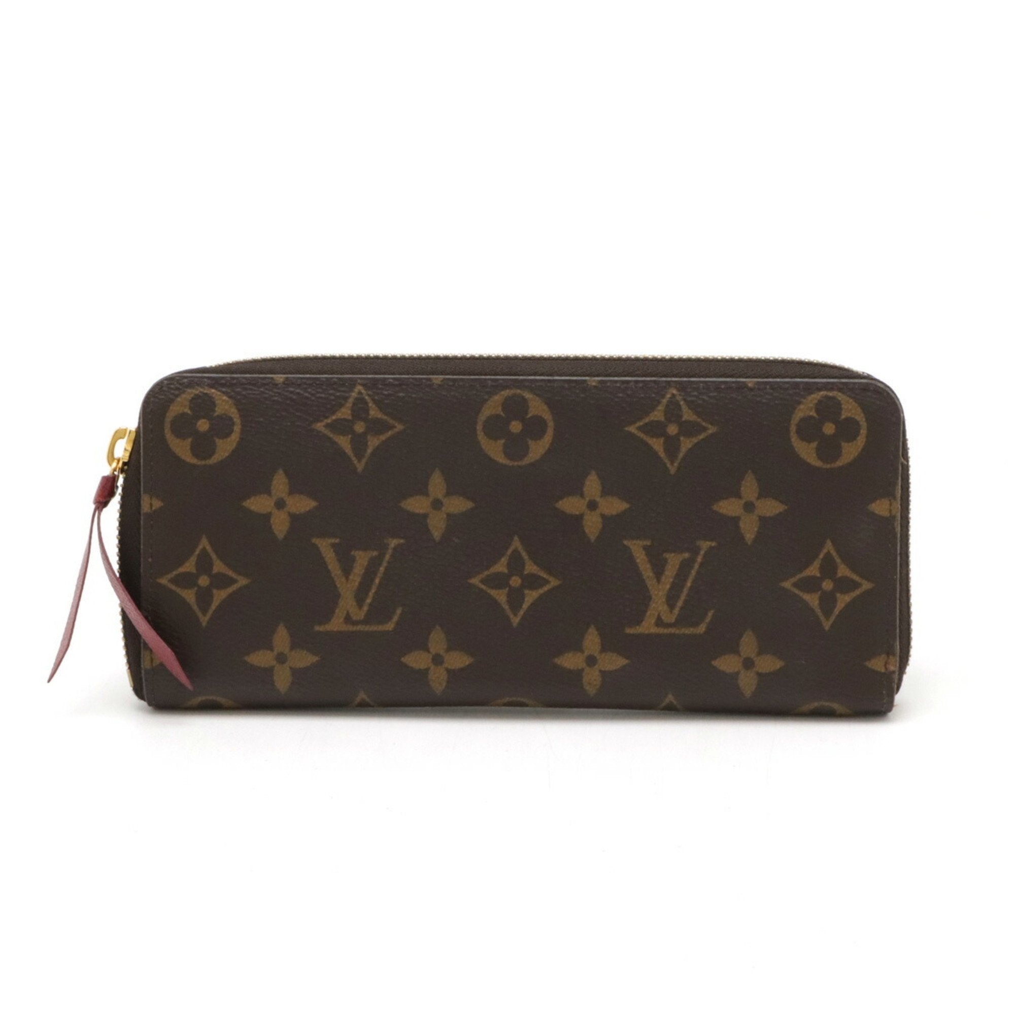 Louis Vuitton Brown Fuchsia Monogram Monogram Wallet (Bi-Fold) (Pre-Owned)