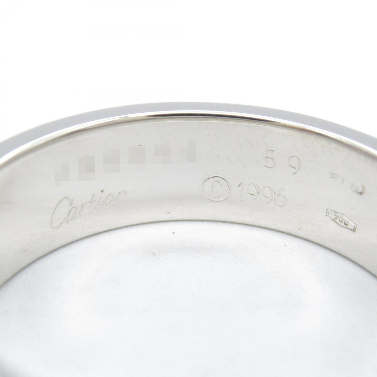 Cartier Silver White Gold (18K) Band Ring (Pre-Owned)