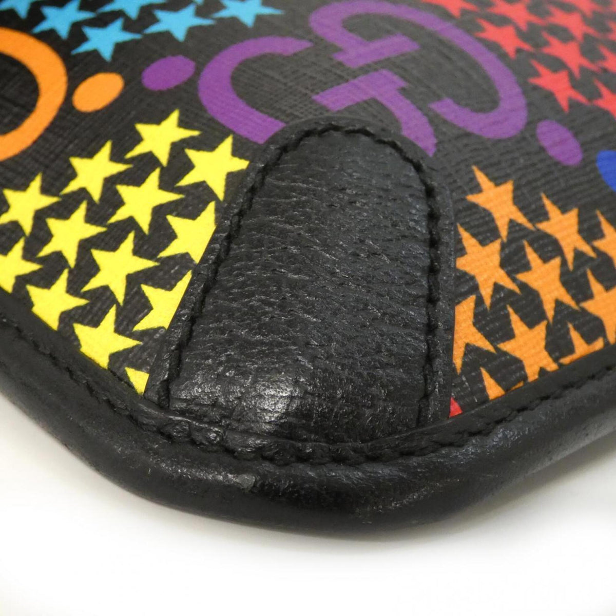 Gucci Black Multi-Color Canvas Fanny Pack (Pre-Owned)