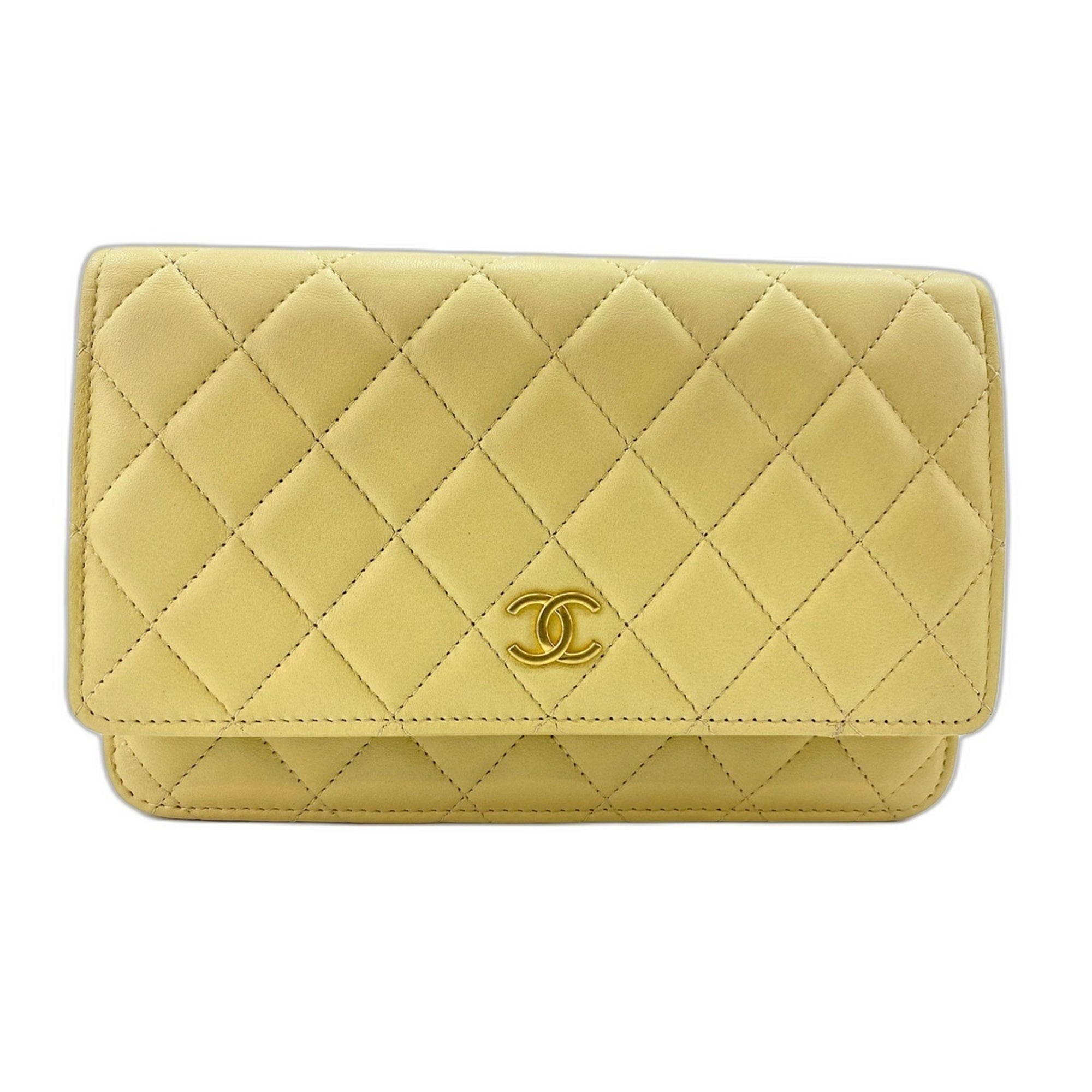 Chanel Yellow Shoulder Bag (Pre-Owned)