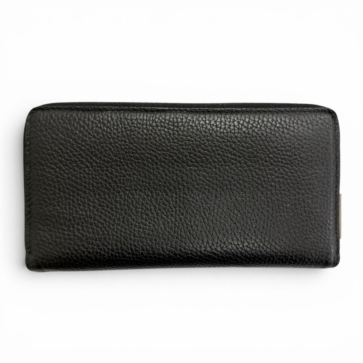 Gucci Black Leather Long Wallet (Bi-Fold) (Pre-Owned)