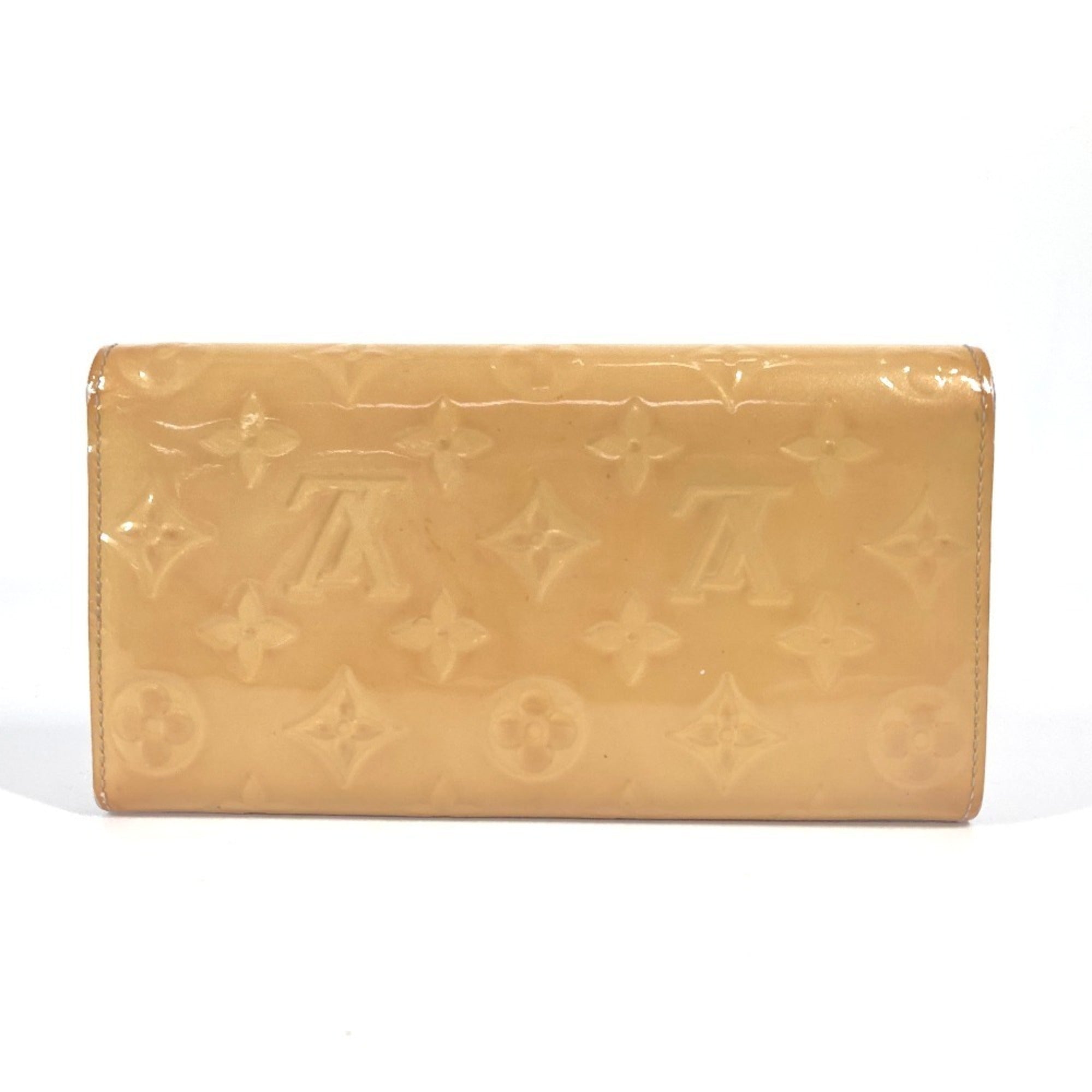 Louis Vuitton Monogram Vernis Pink Rose Angelique Monogram Vernis Long Wallet (Bi-Fold) (Pre-Owned)