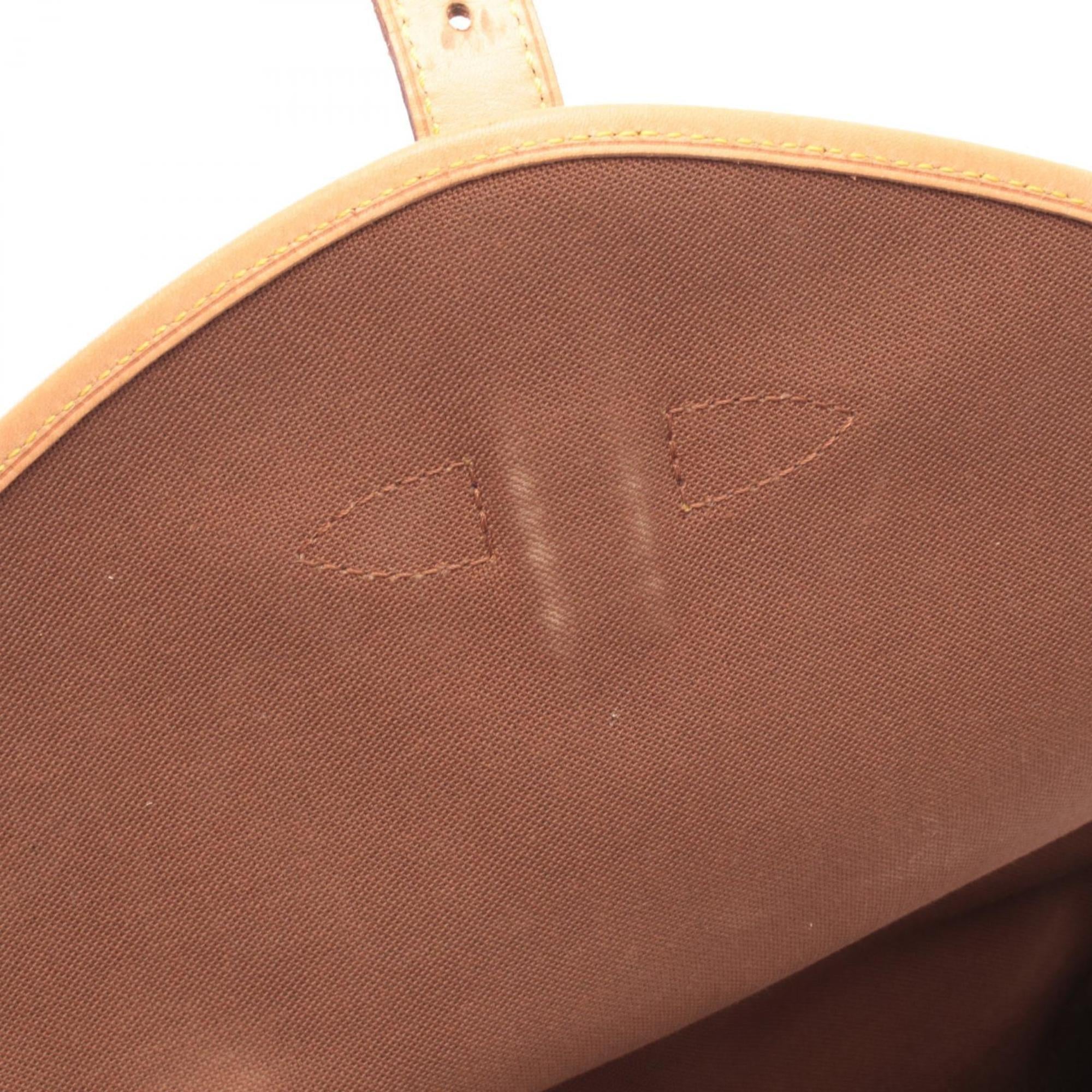 Louis Vuitton Brown Monogram Coated Canvas Leather Shoulder Bag (Pre-Owned)