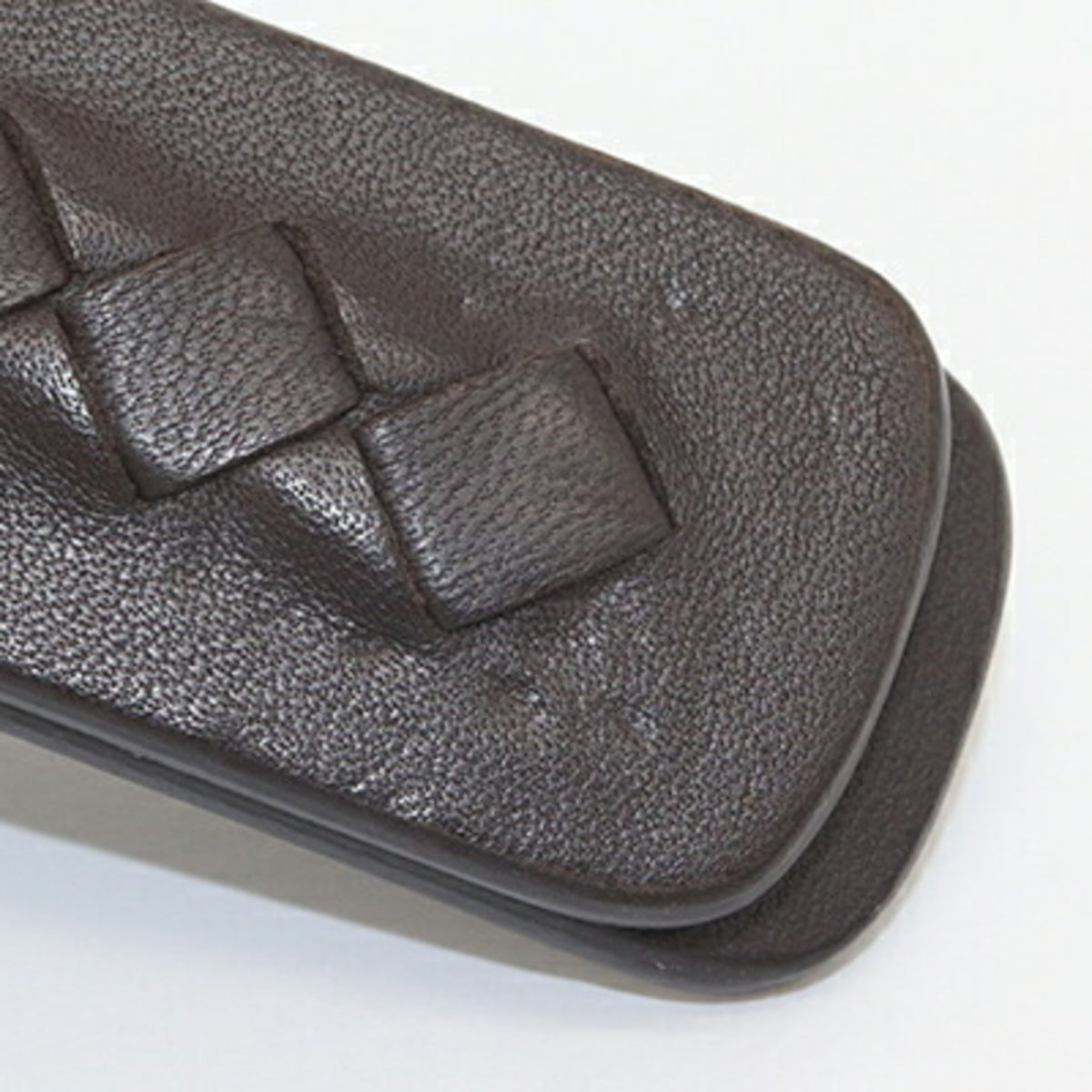 Bottega Veneta Intrecciato Dark Brown Leather Money Clip (Pre-Owned)