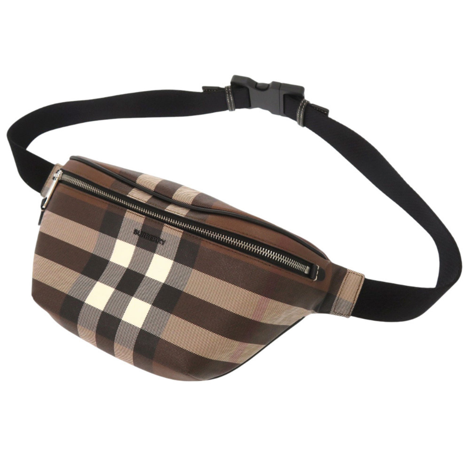 Burberry Pvc Cotton Sling Bag (Pre-Owned)