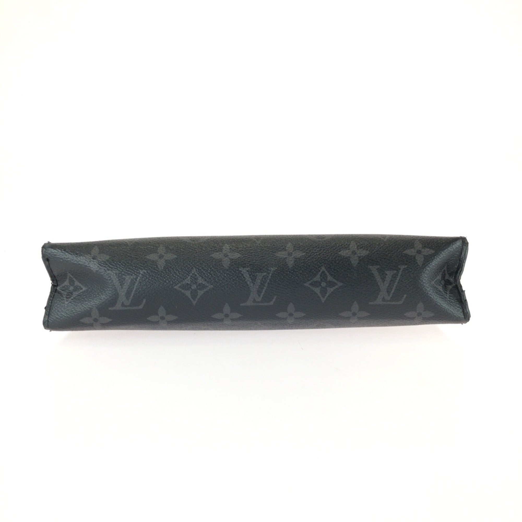 Louis Vuitton Black Monogram Eclipse Leather Clutch Bag Pochette (Pre-Owned)