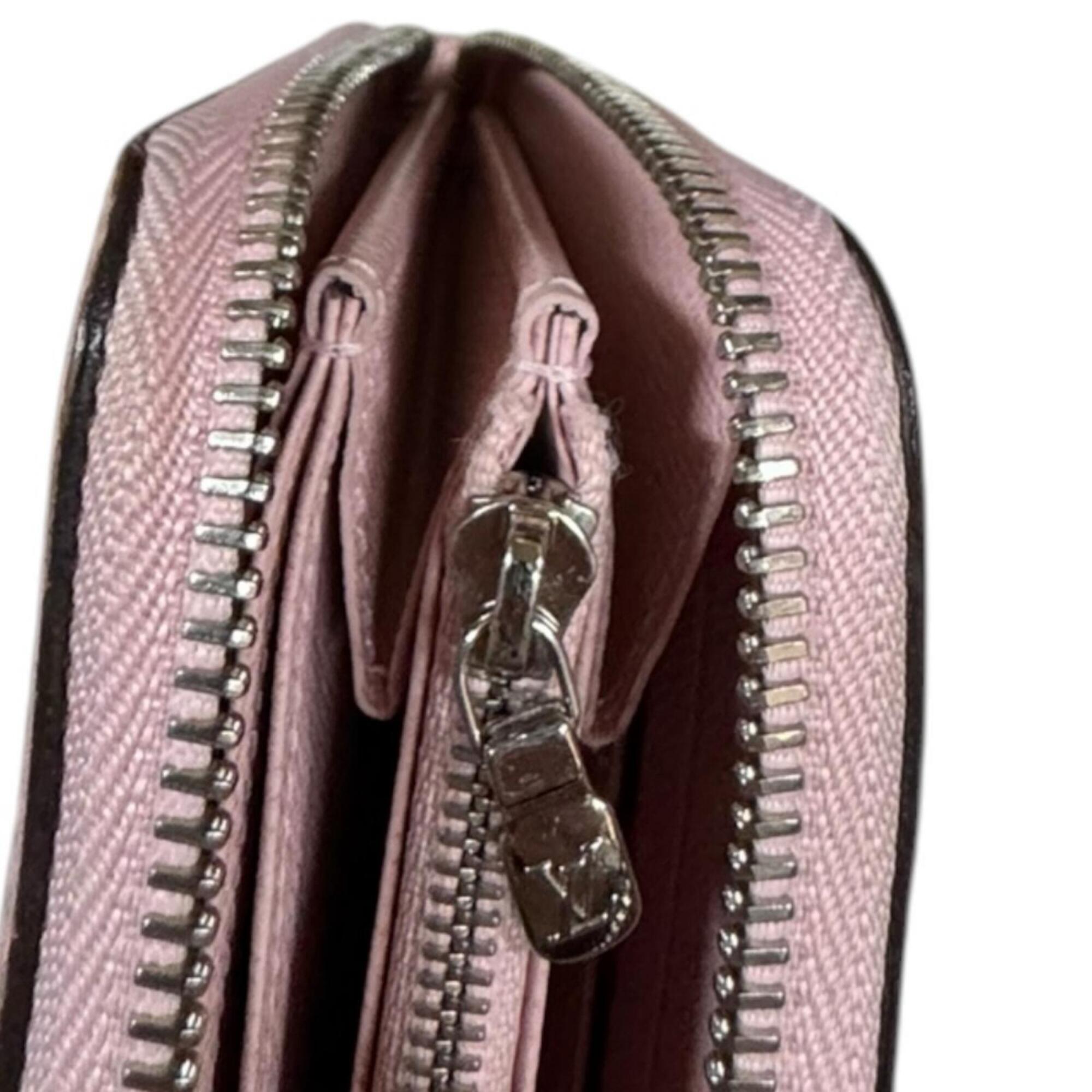 Louis Vuitton Epi Pink Rose Ballerine Epi Leather Long Wallet (Bi-Fold) (Pre-Owned)
