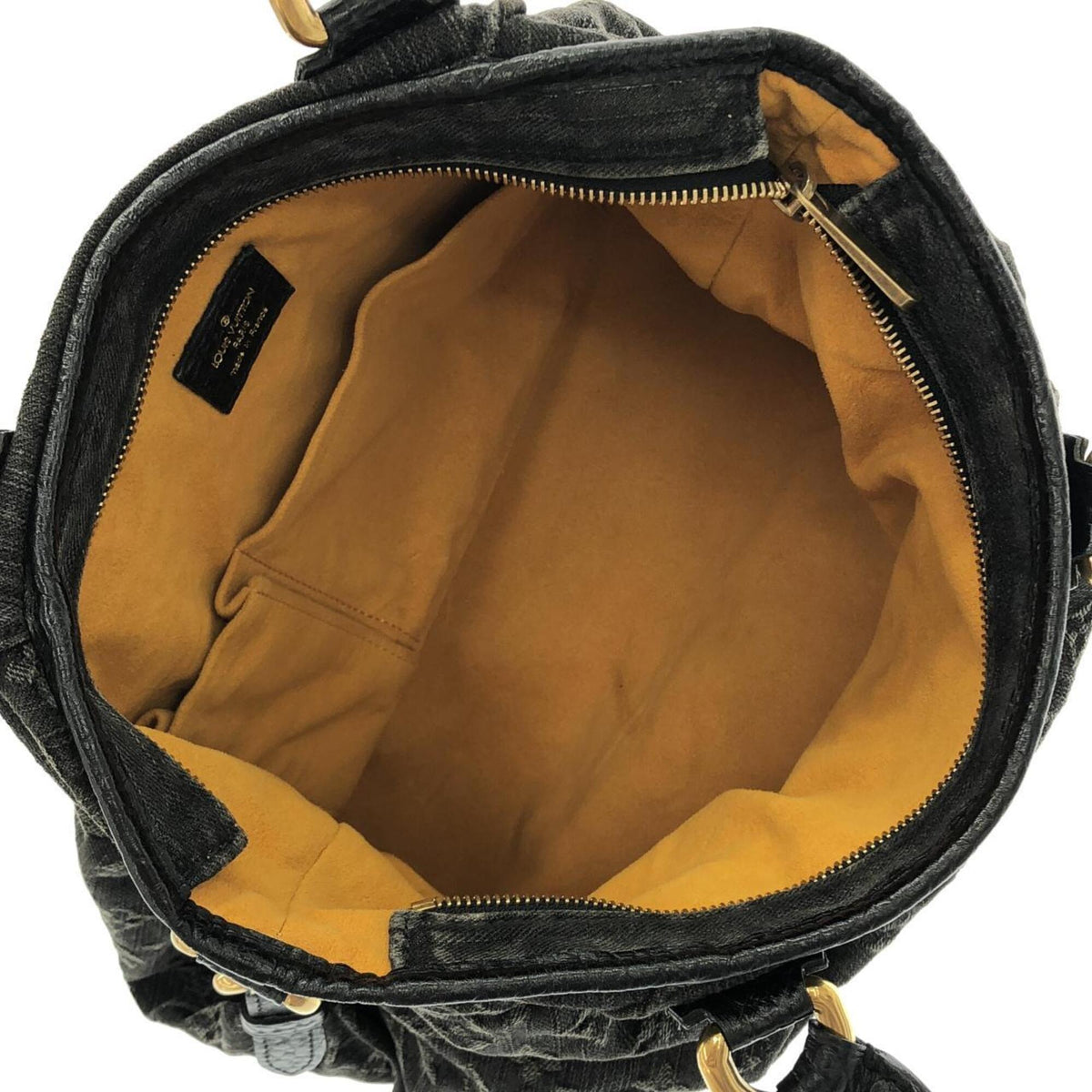 Louis Vuitton Black Denim Handbag (Pre-Owned)