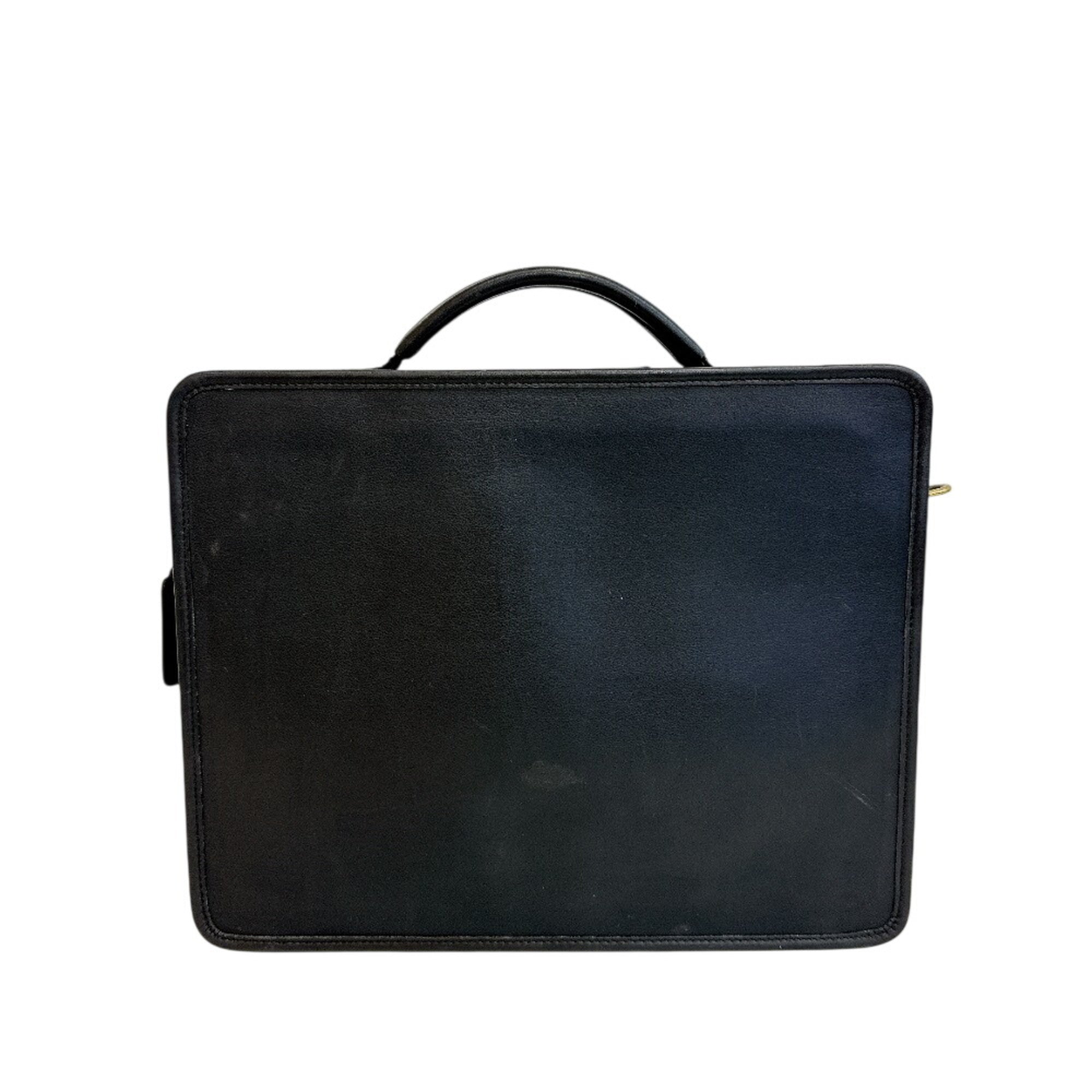 Coach Black Leather Briefcase (Pre-Owned)