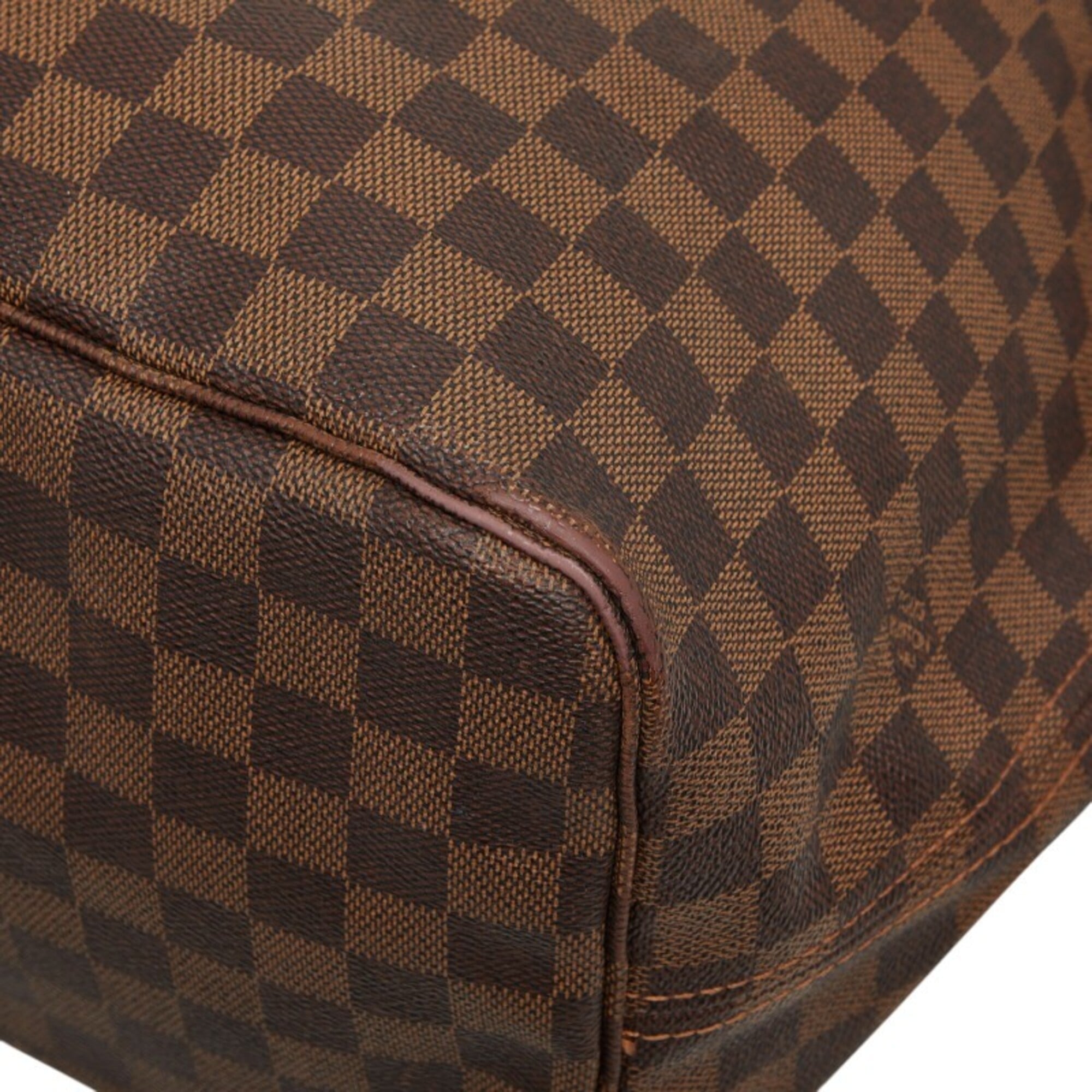 Louis Vuitton Brown Pvc Leather Tote Bag (Pre-Owned)