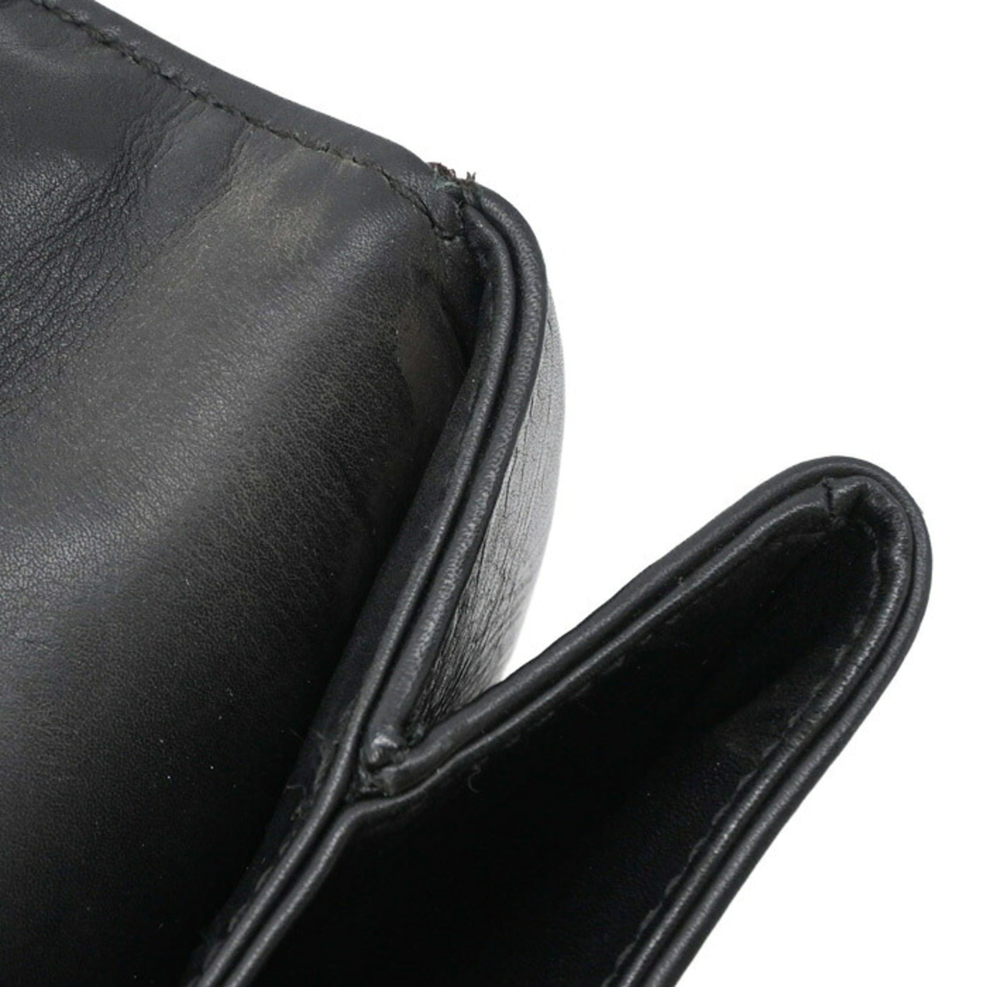Bottega Veneta Black Leather Briefcase (Pre-Owned)
