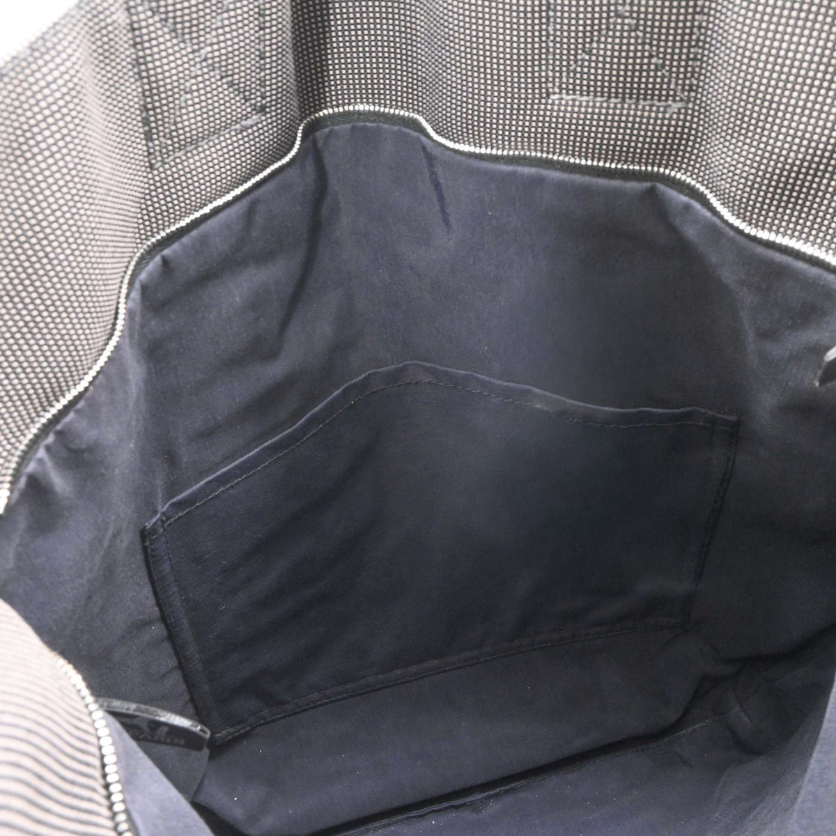 Hermes Gray Canvas Tote Bag (Pre-Owned)