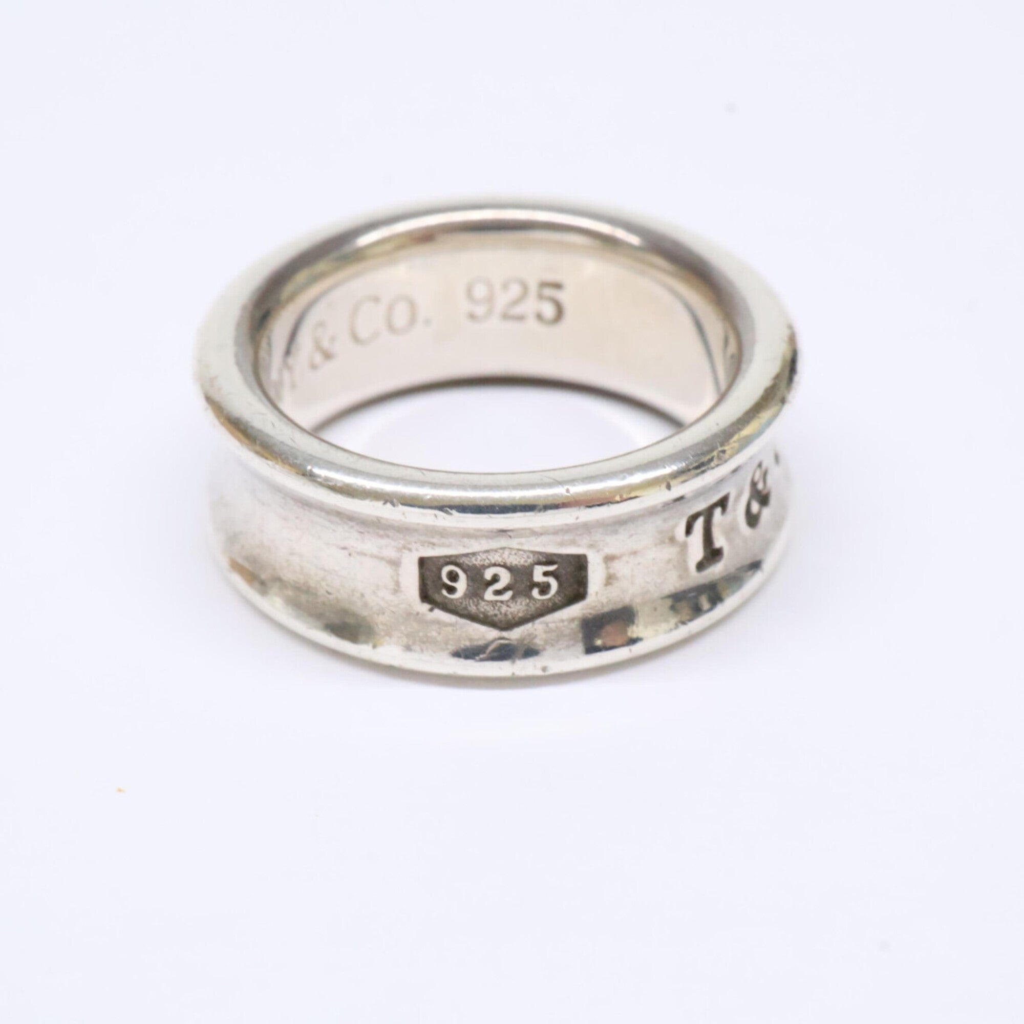 Tiffany Silver Silver 925 Band Ring (Pre-Owned)