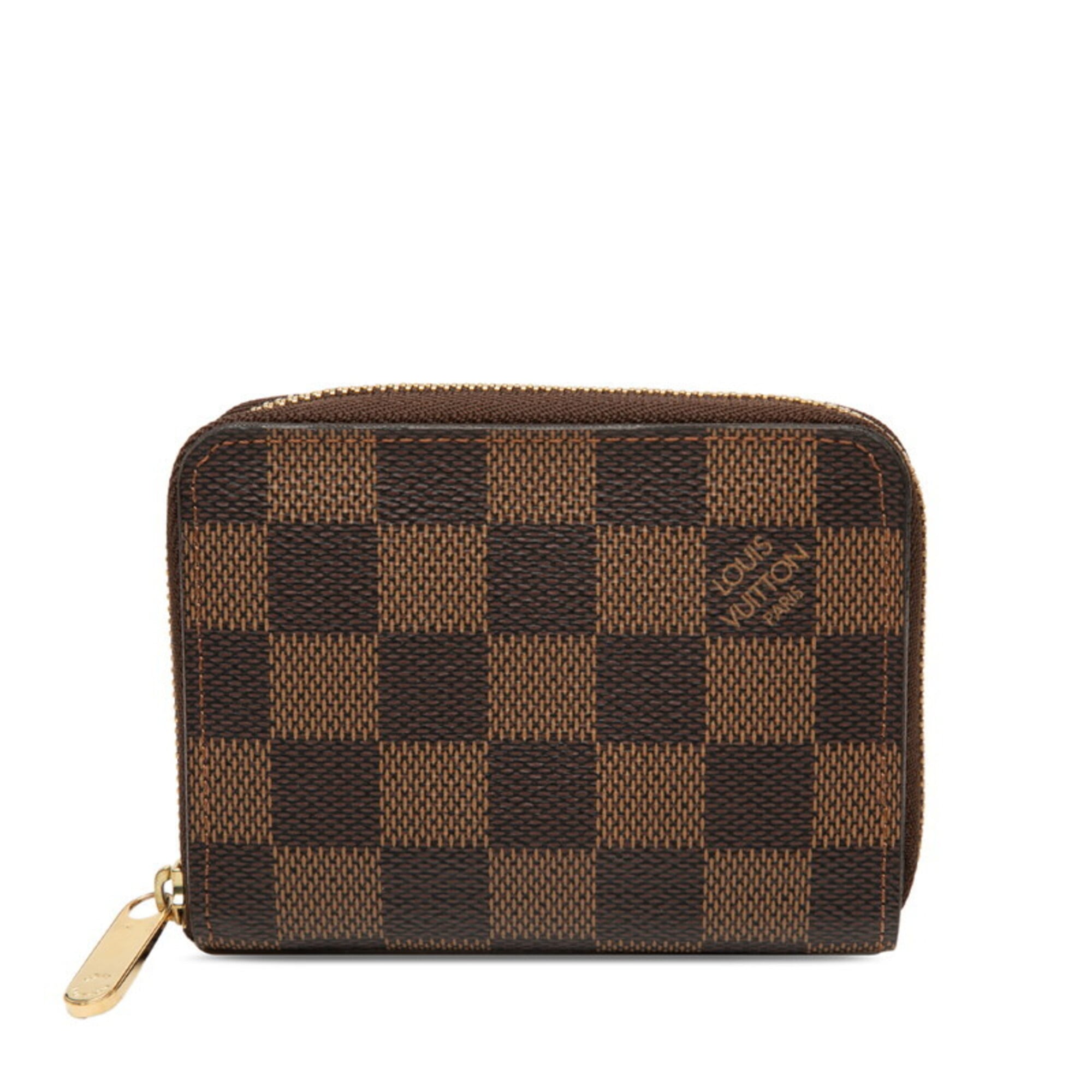 Louis Vuitton Brown Pvc Leather Coin Purse/Coin Case (Pre-Owned)