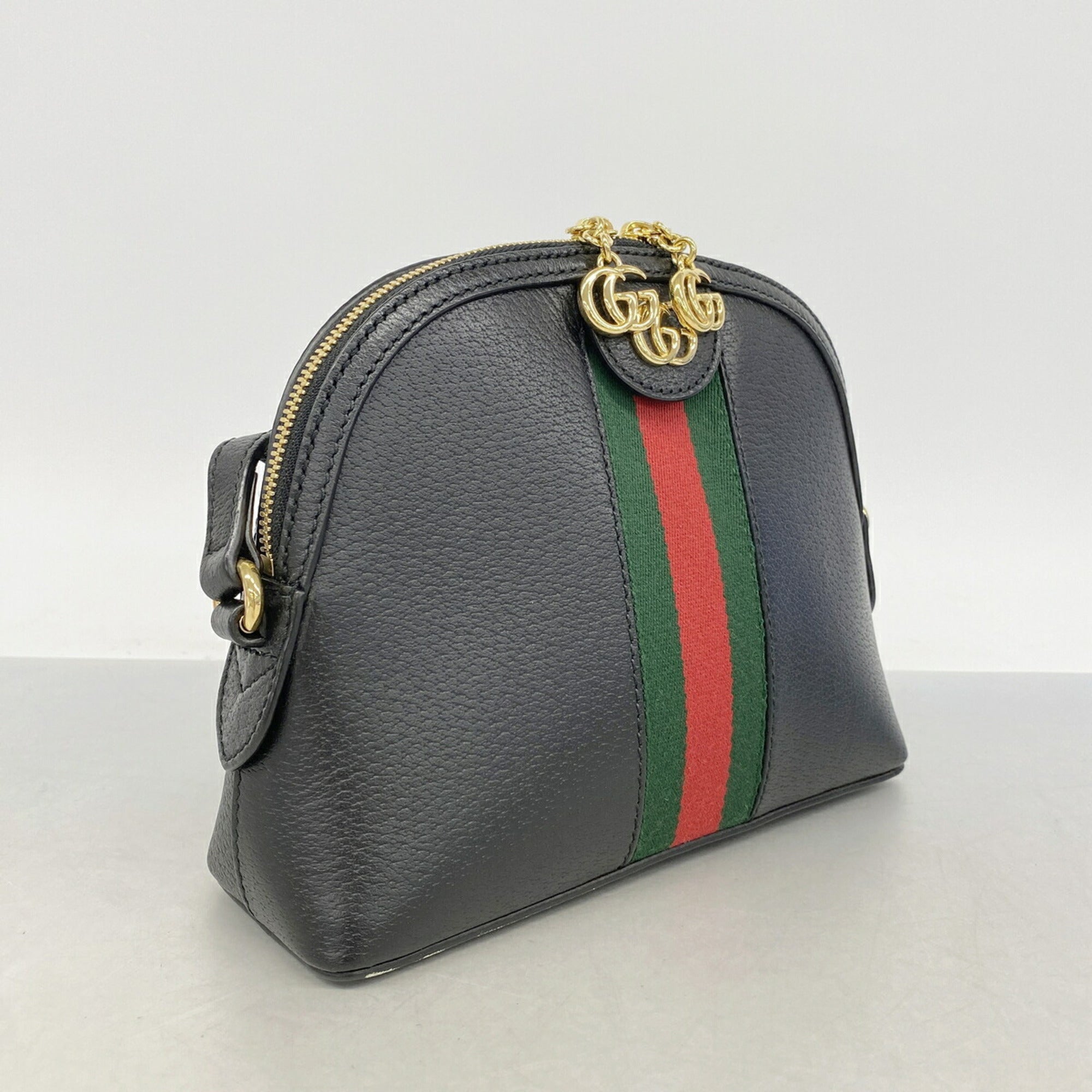 Gucci Black Leather Shoulder Bag (Pre-Owned)