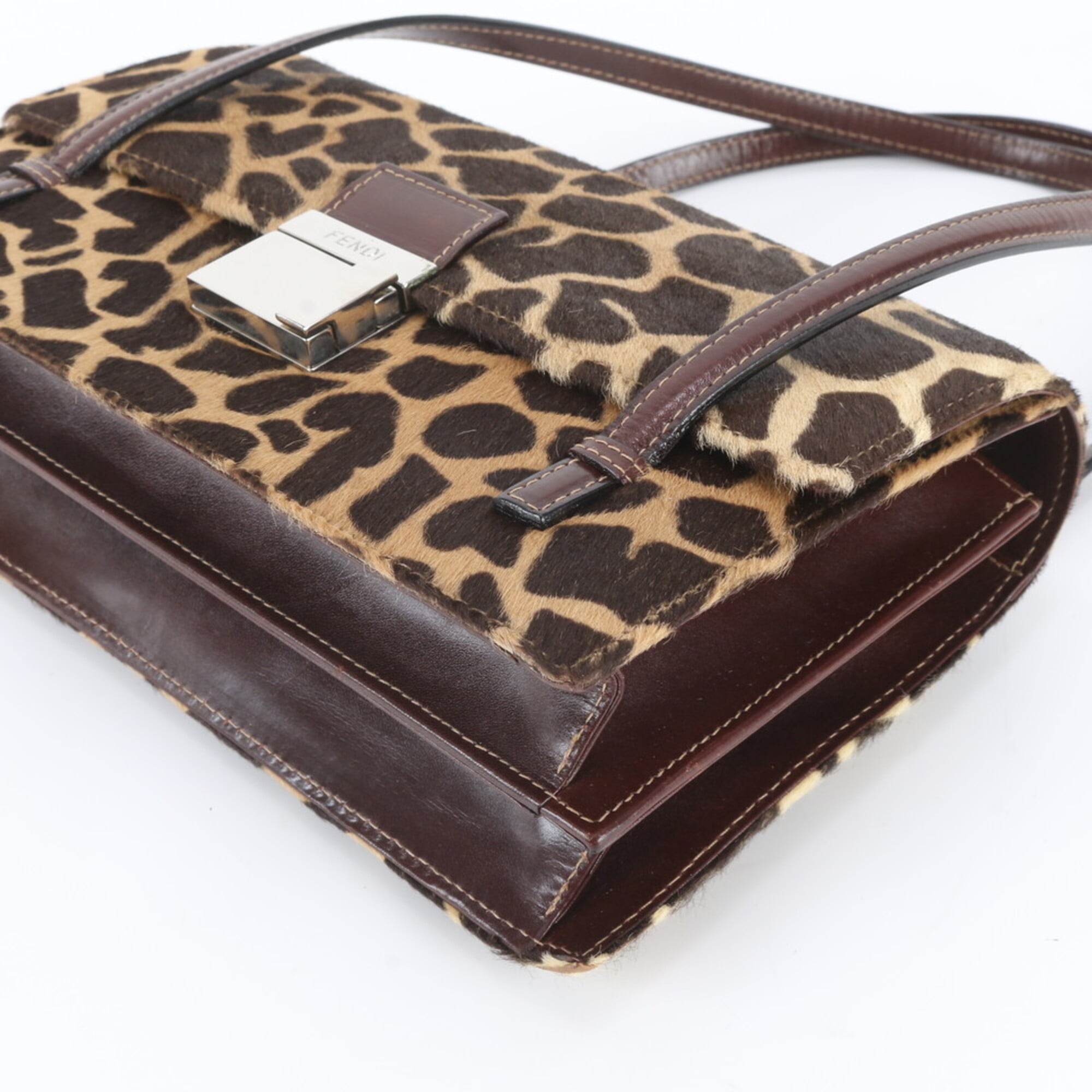Fendi Brown Leather Handbag (Pre-Owned)