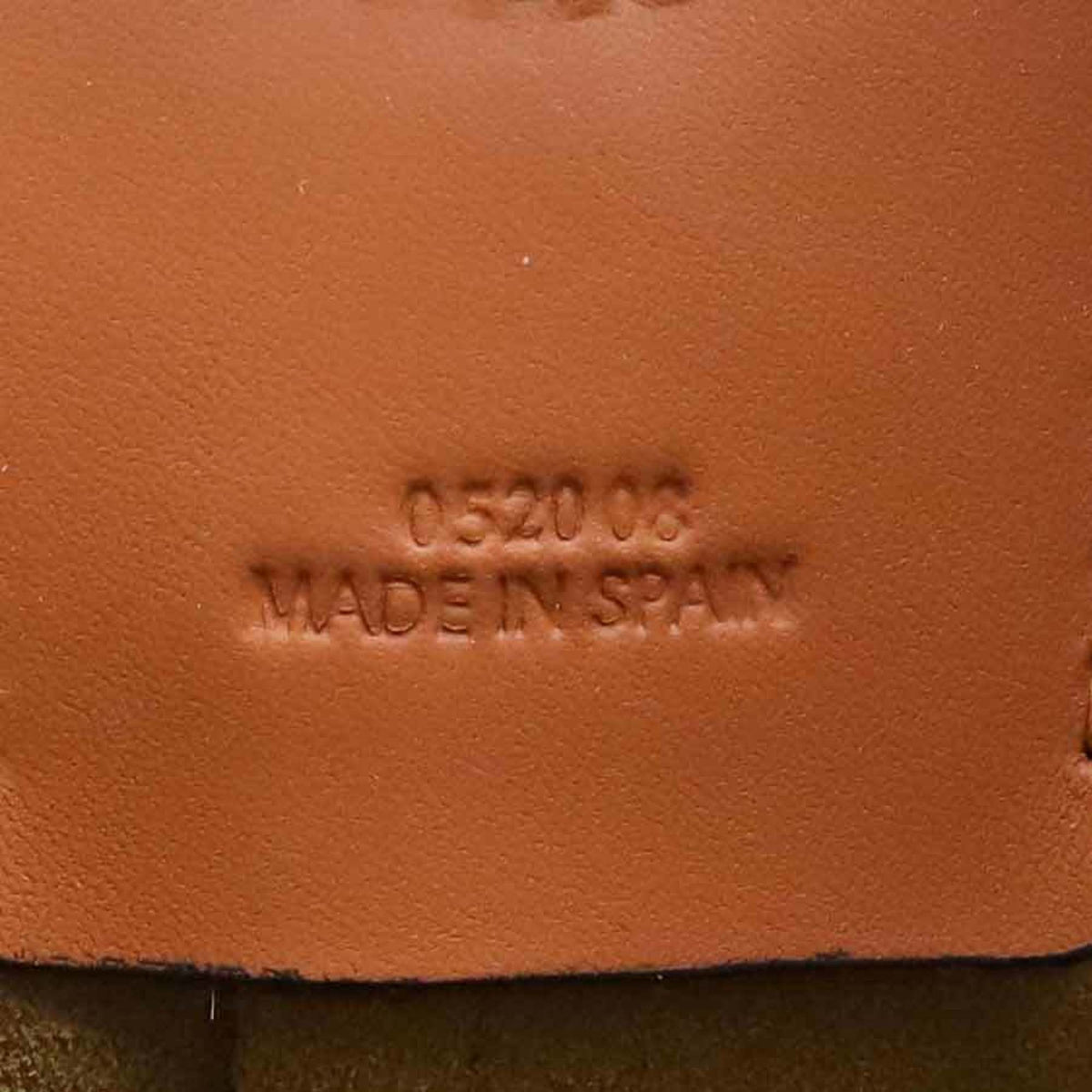 Loewe Blue Brown Canvas Leather Shoulder Bag (Pre-Owned)