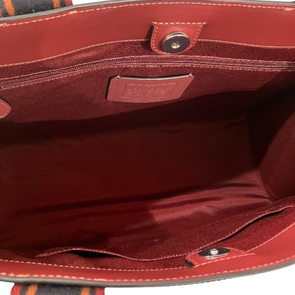 Coach Brown Pvc Tote Bag (Pre-Owned)