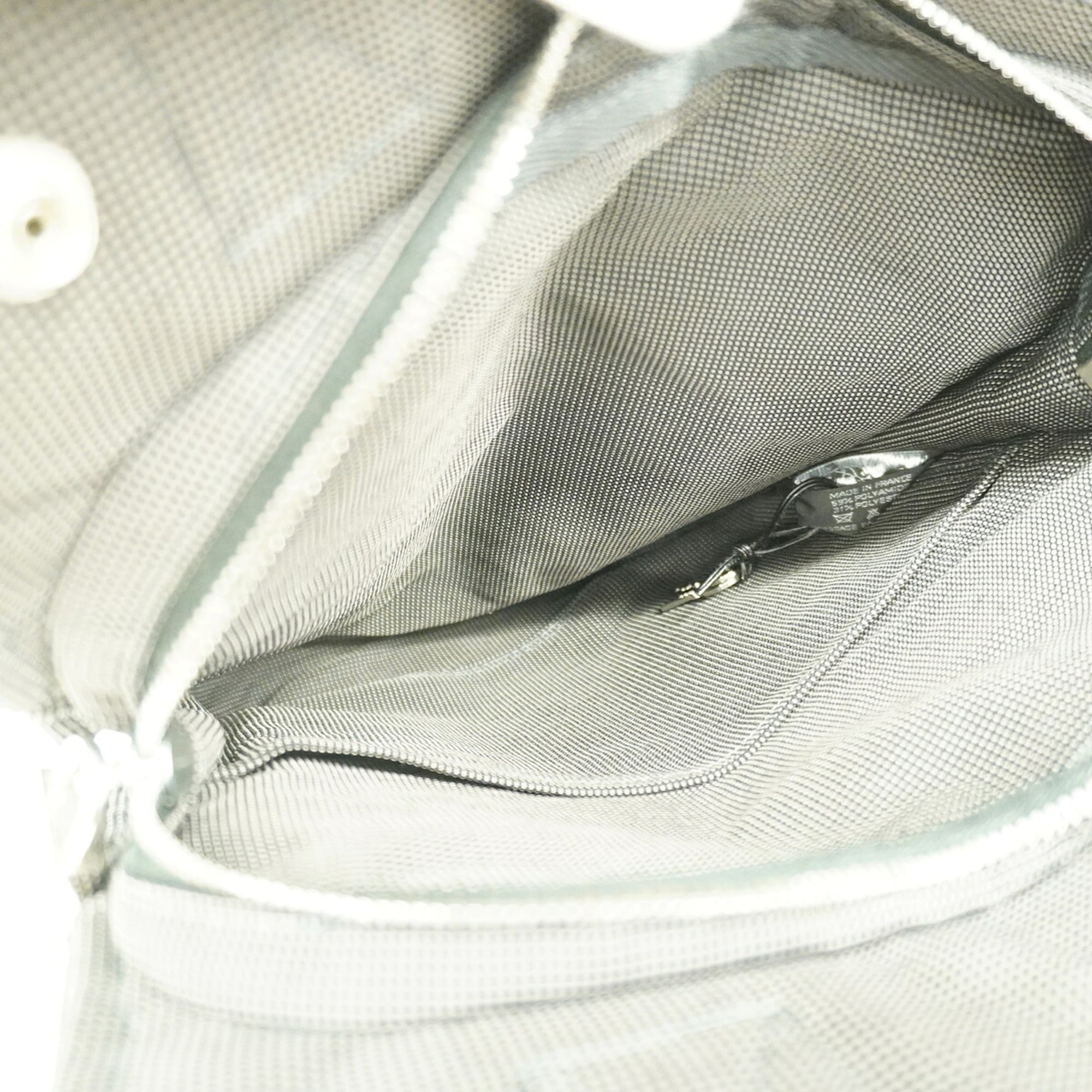 Hermes Gray Nylon Backpack (Pre-Owned)