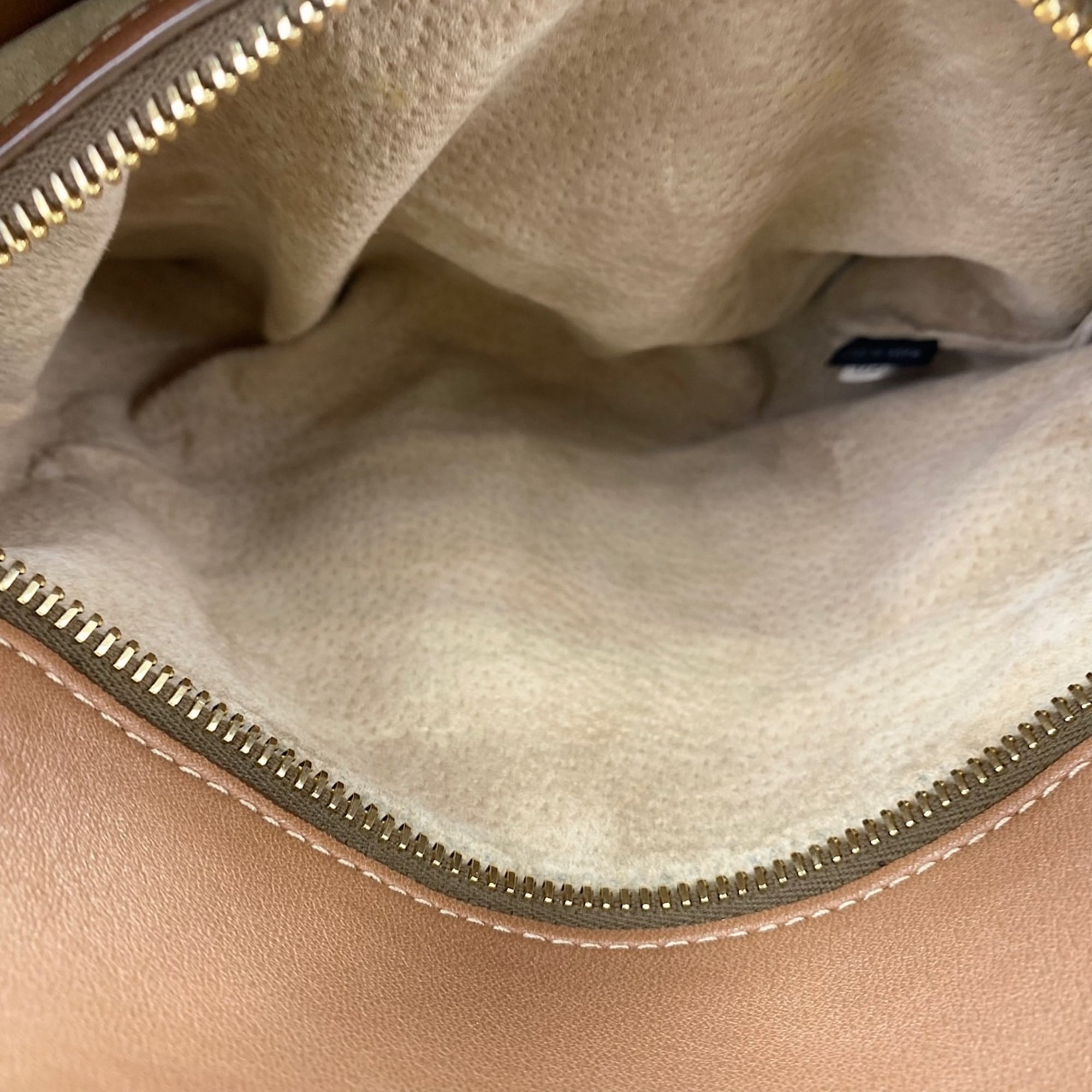 Prada Brown Boston Bag Handbag (Pre-Owned)
