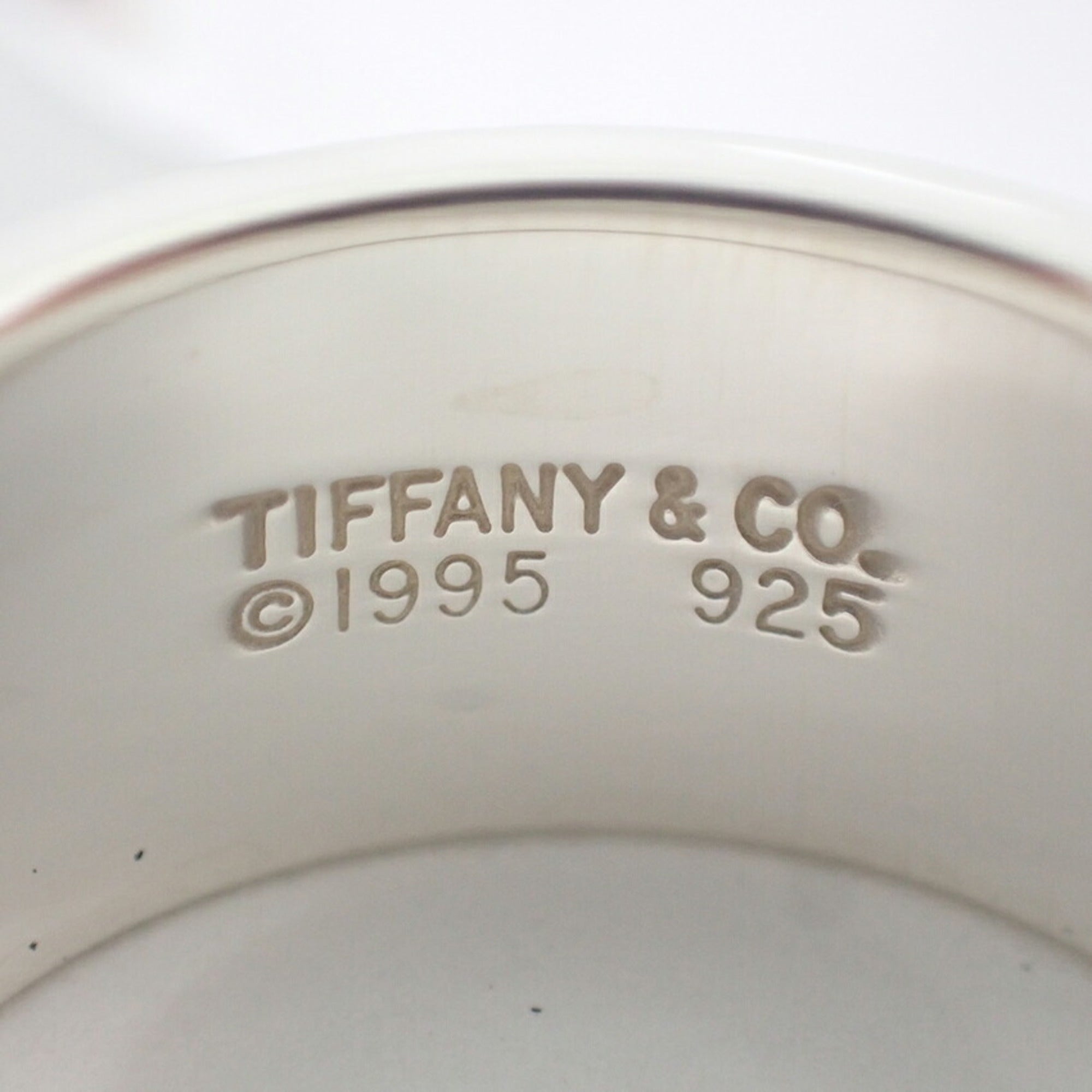 Tiffany Sterling Silver 925 Band Ring (Pre-Owned)