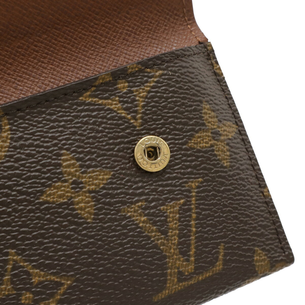 Louis Vuitton Brown Monogram Coin Purse/Coin Case (Pre-Owned)