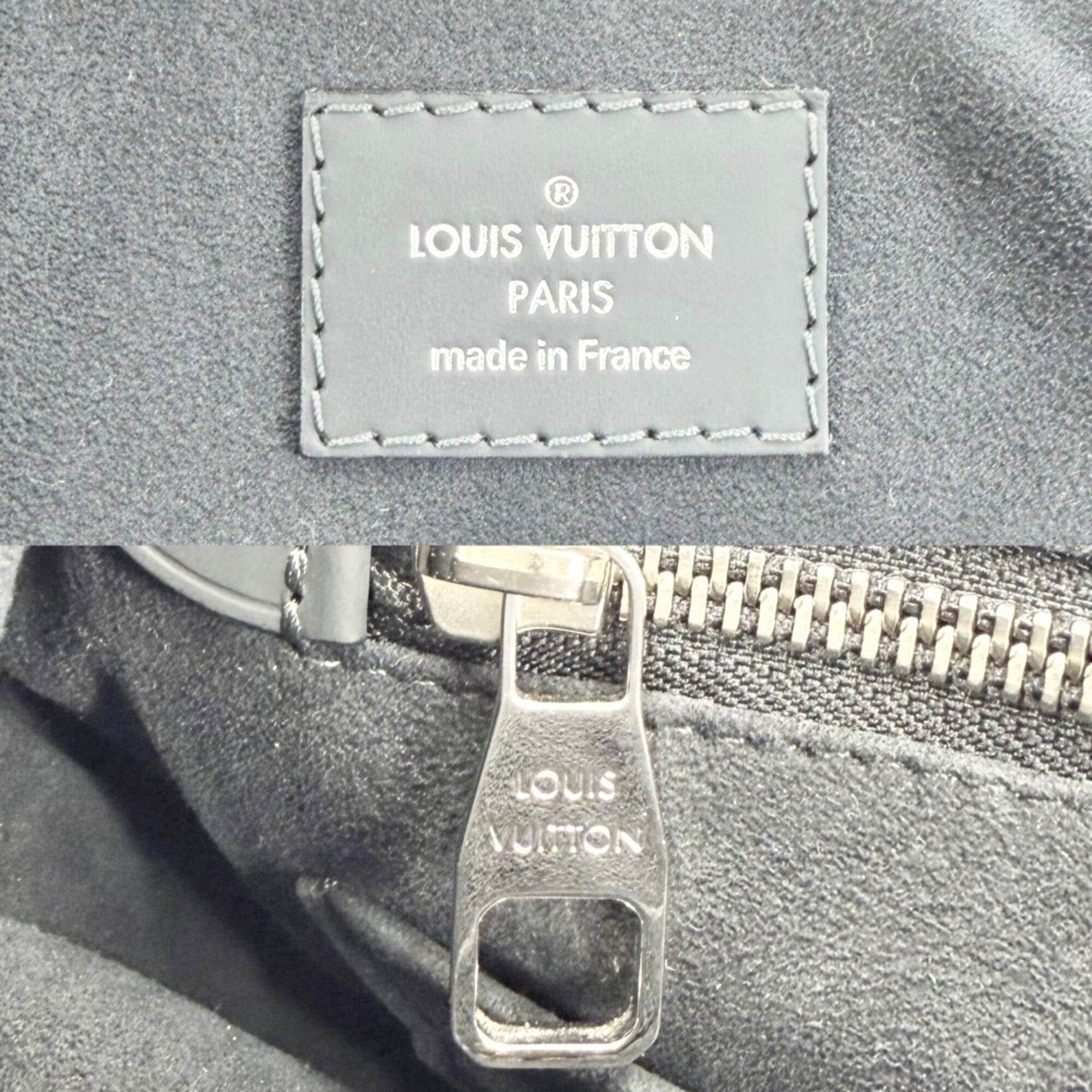Louis Vuitton Black Damier Cobalt Navy Damier Canvas Shoulder Bag (Pre-Owned)