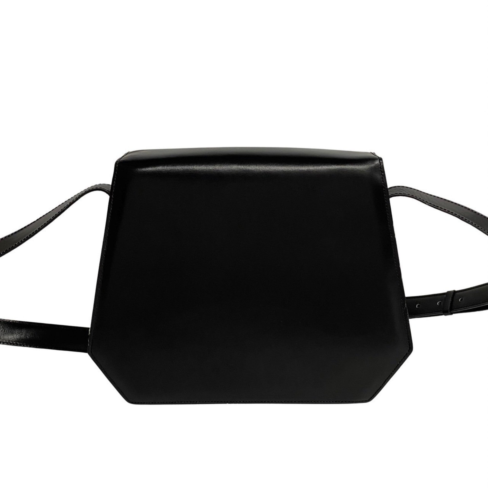 Celine Black Leather Pochette Shoulder Bag (Pre-Owned)