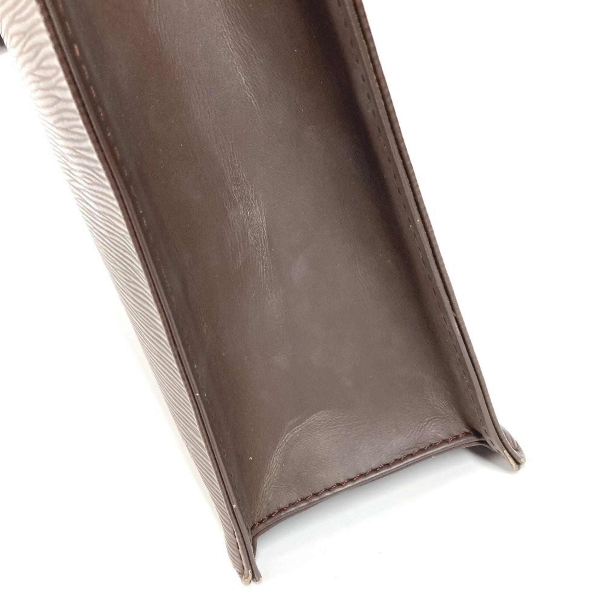 Louis Vuitton Epi Brown Moka Epi Leather Handbag Tote Bag (Pre-Owned)