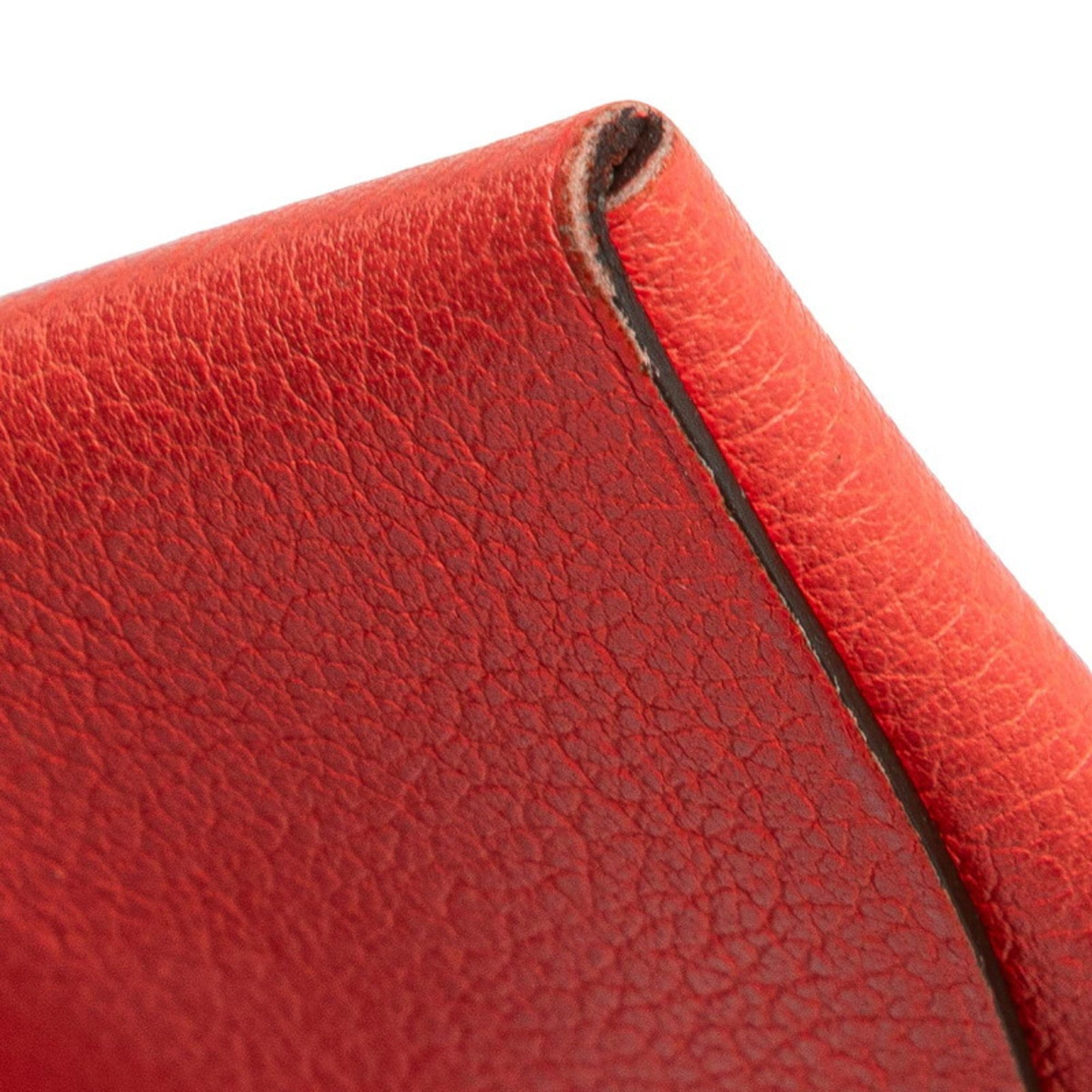 Hermes Bastia Pink Chevre Leather Coin Purse/Coin Case (Pre-Owned)