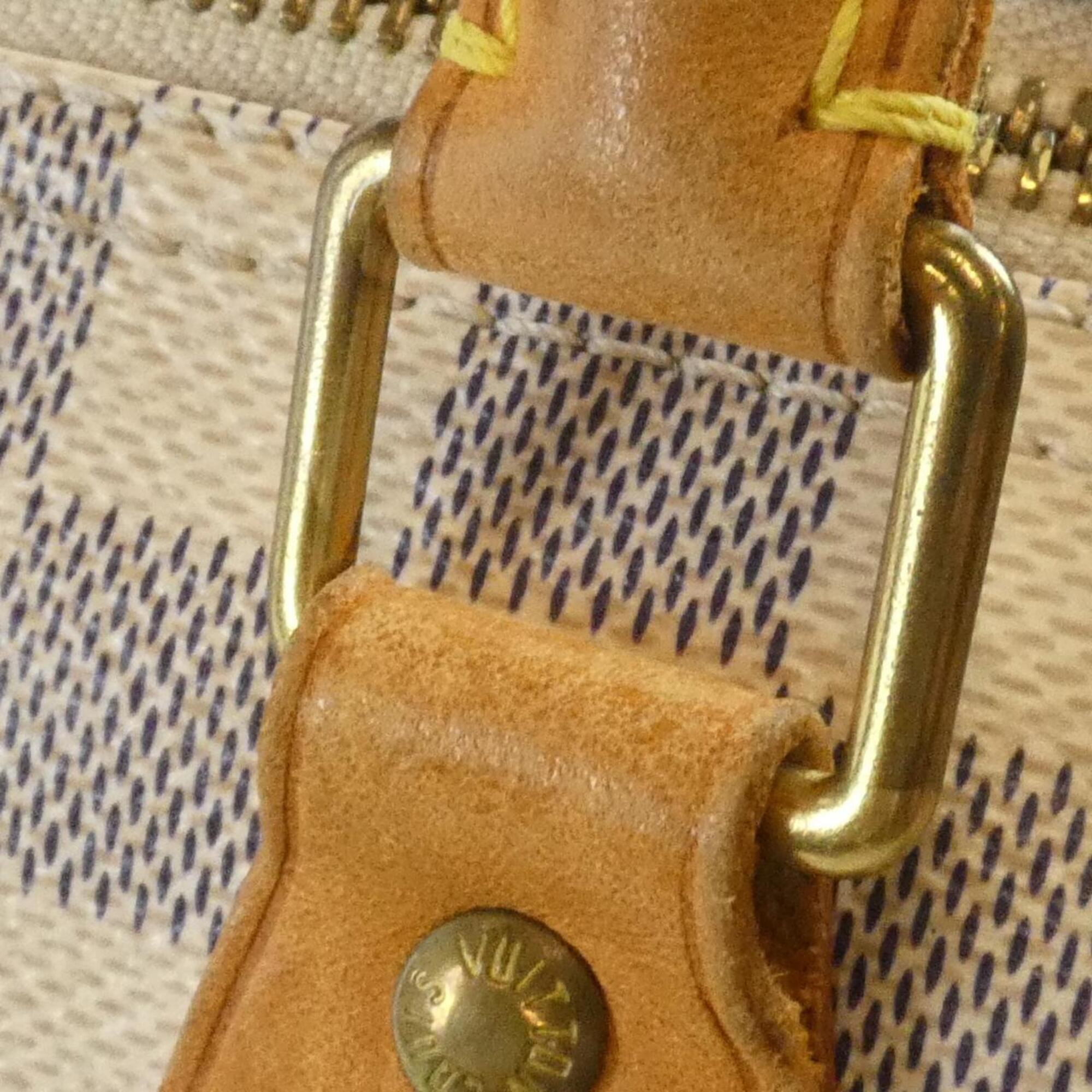 Louis Vuitton Azur Coated Canvas Boston Bag (Pre-Owned)