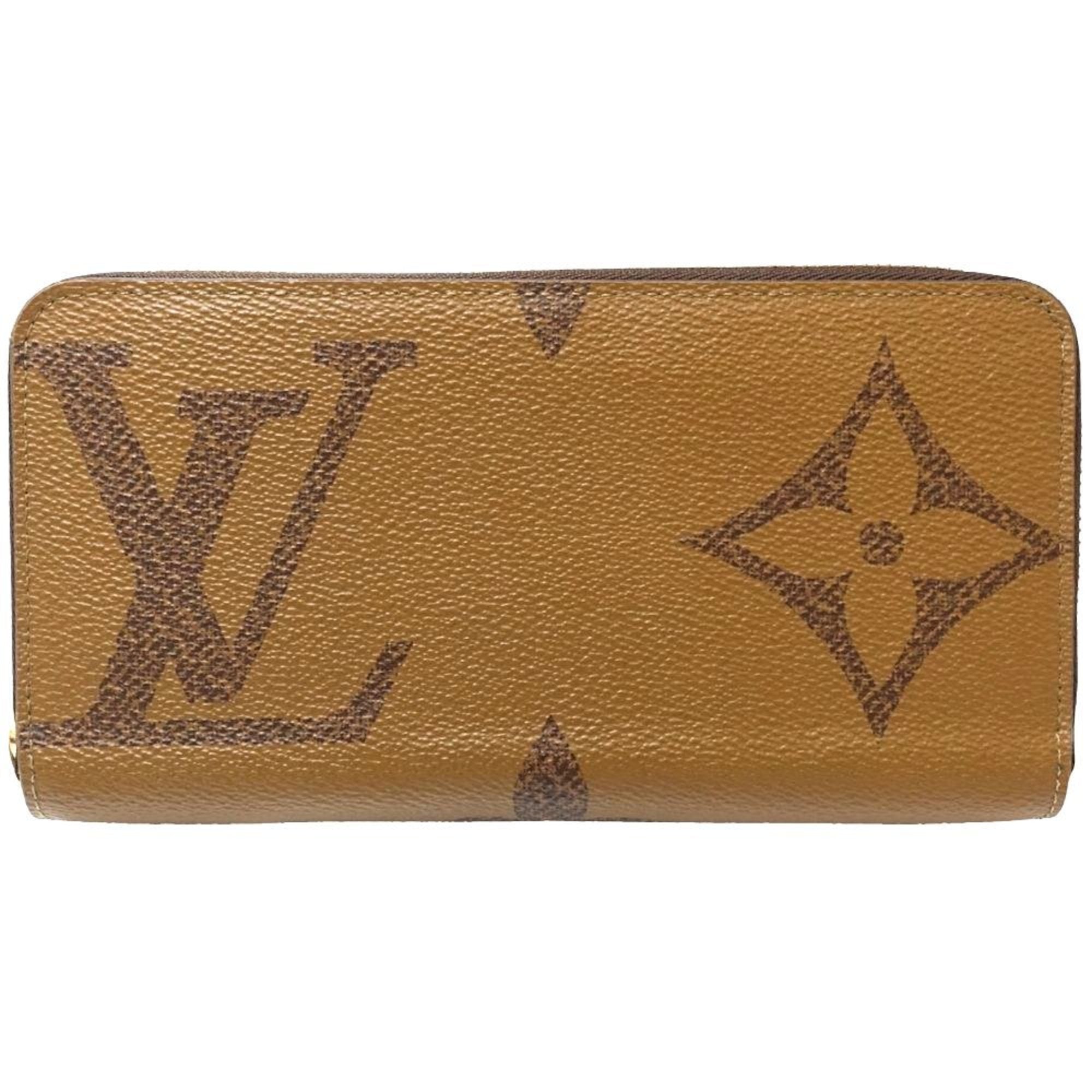 Louis Vuitton Brown Canvas Long Wallet (Bi-Fold) (Pre-Owned)
