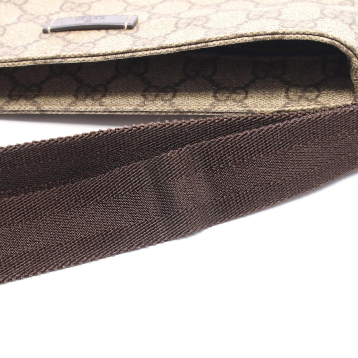 Gucci Beige Brown Pvc Leather Handbag Shoulder Bag (Pre-Owned)