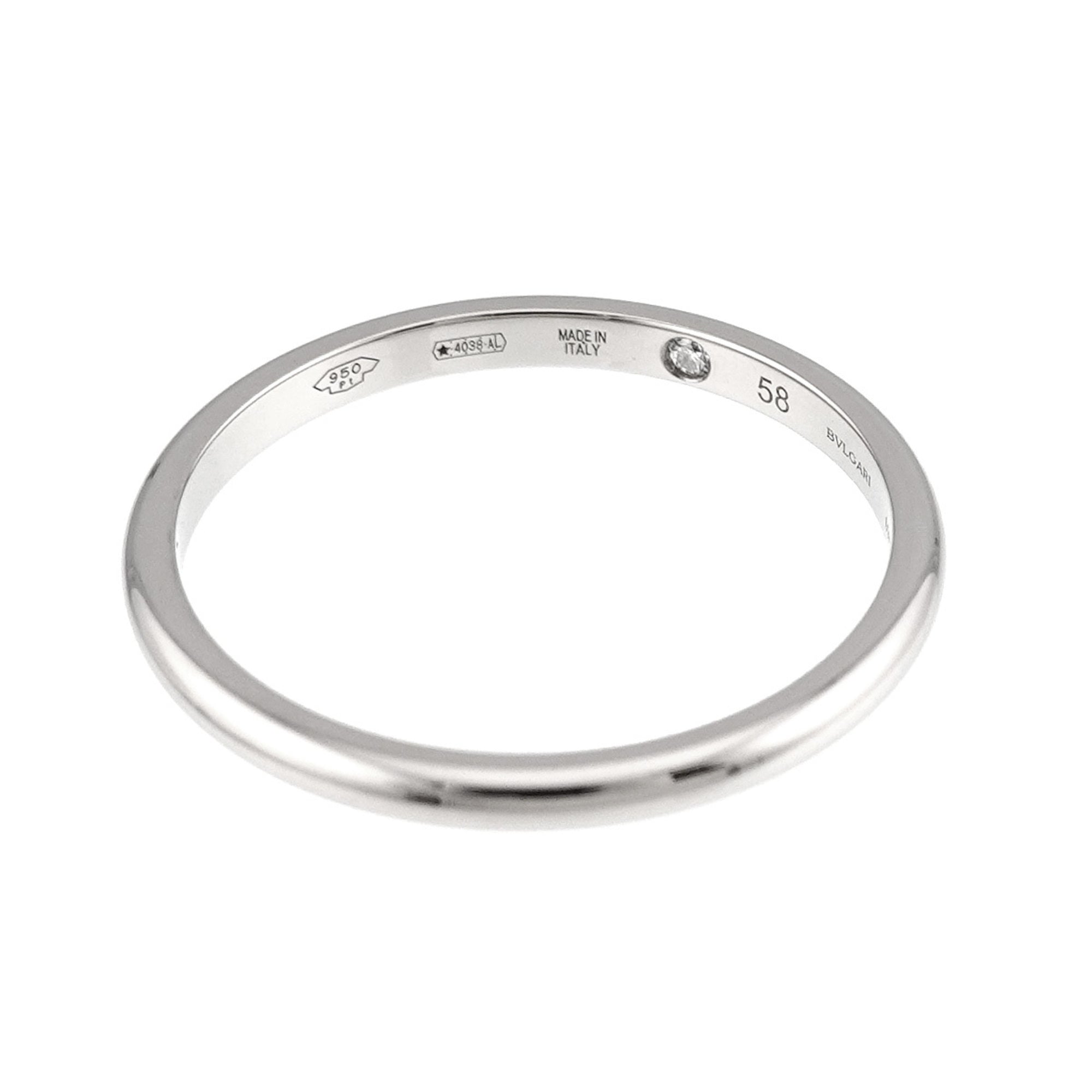 Bvlgari Platinum 950 Band Ring (Pre-Owned)