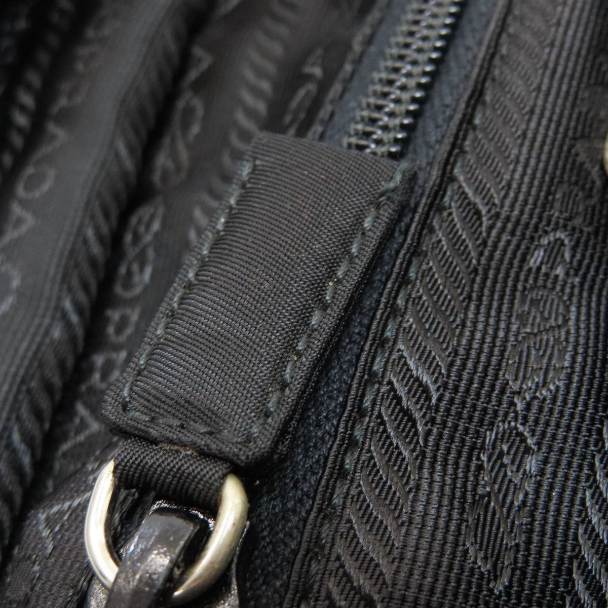 Prada Black Nylon Tote Bag (Pre-Owned)